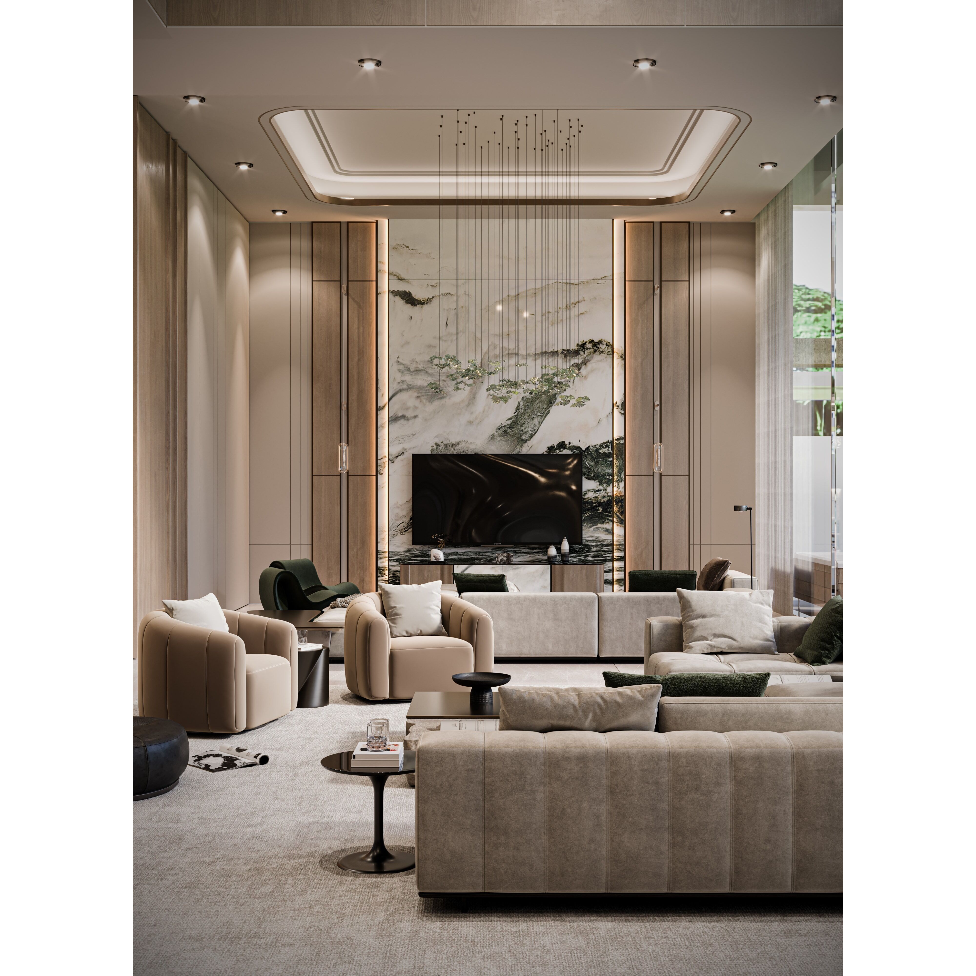 Modern Luxury Villa - High-End Interior 3D Model - View 10