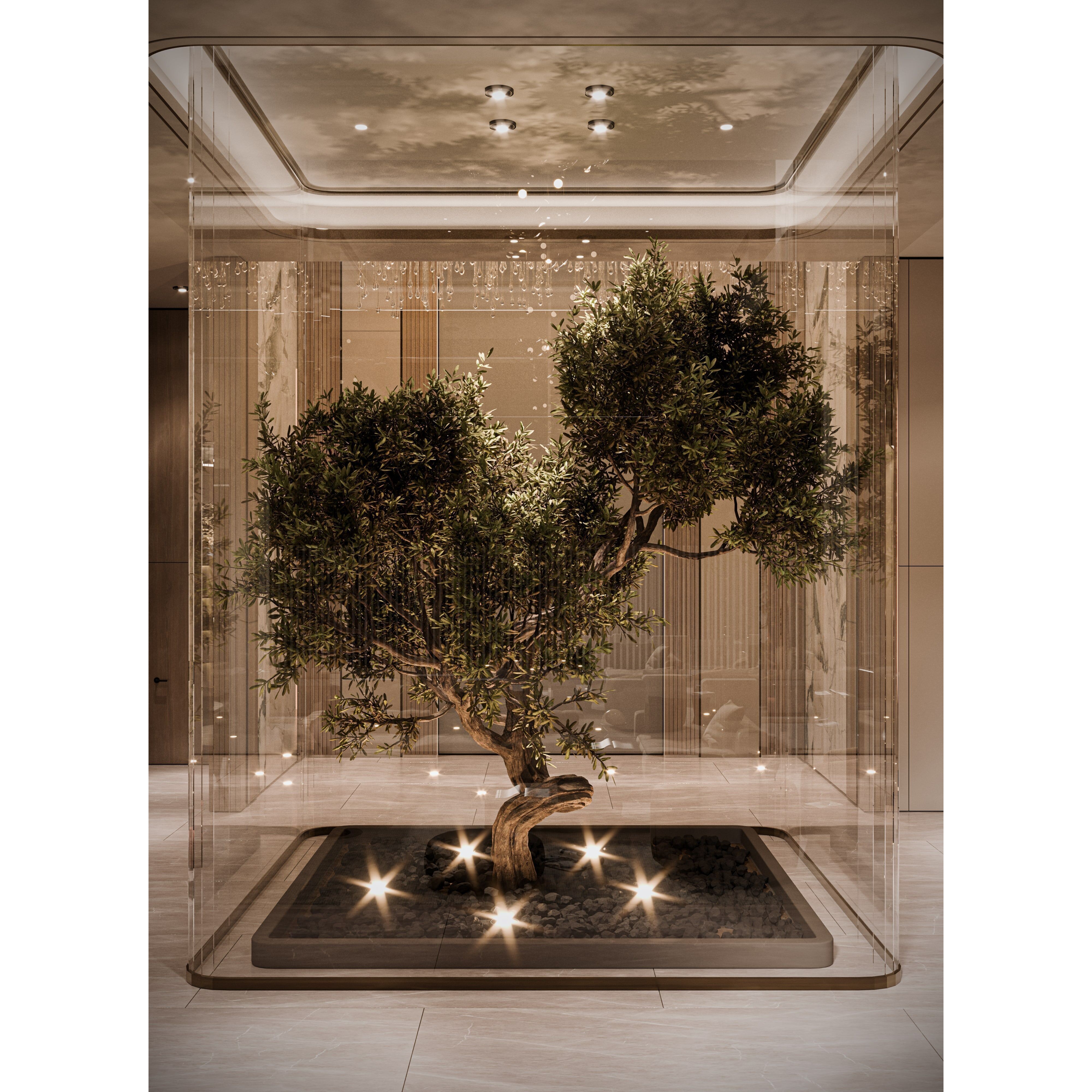 Modern Luxury Villa - High-End Interior 3D Model - View 11