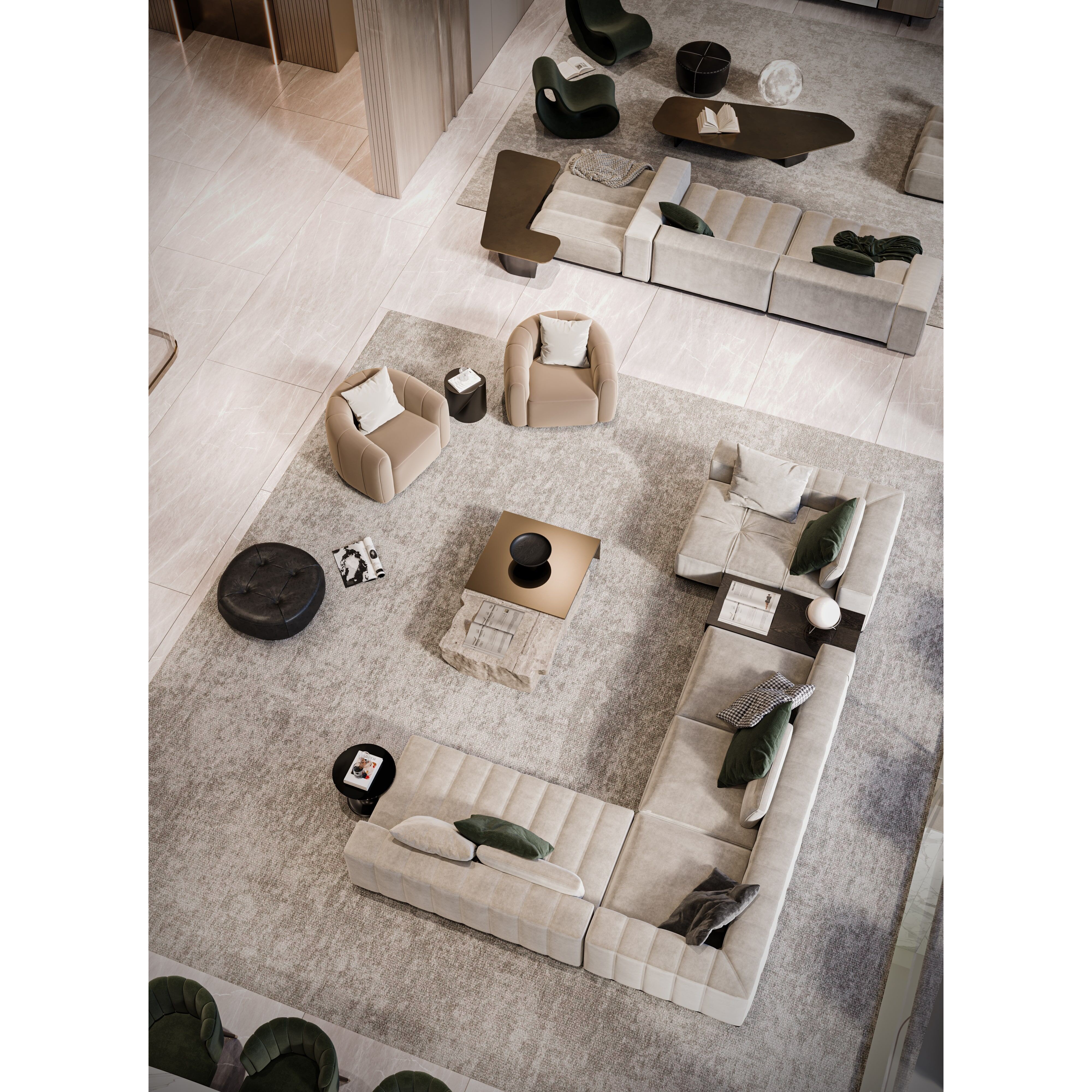 Modern Luxury Villa - High-End Interior 3D Model - View 13