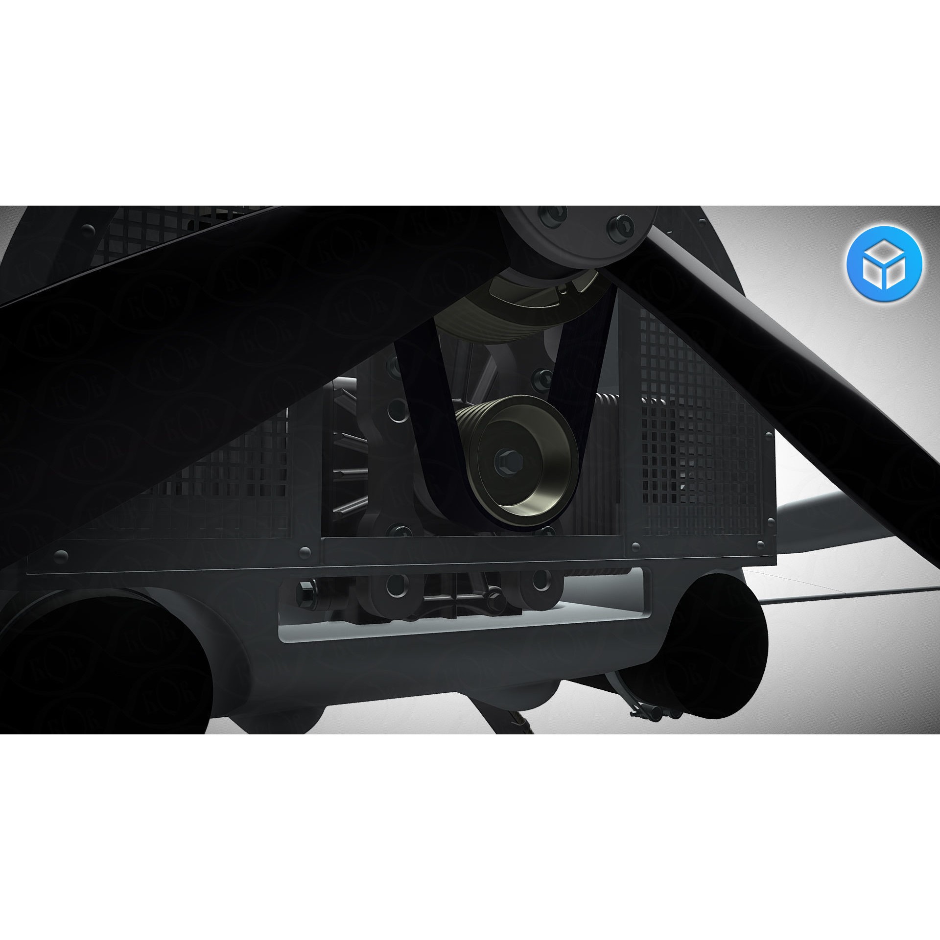 Ukrainian UAV AN196 LUTYI - Game-Ready 3D Model - View 9