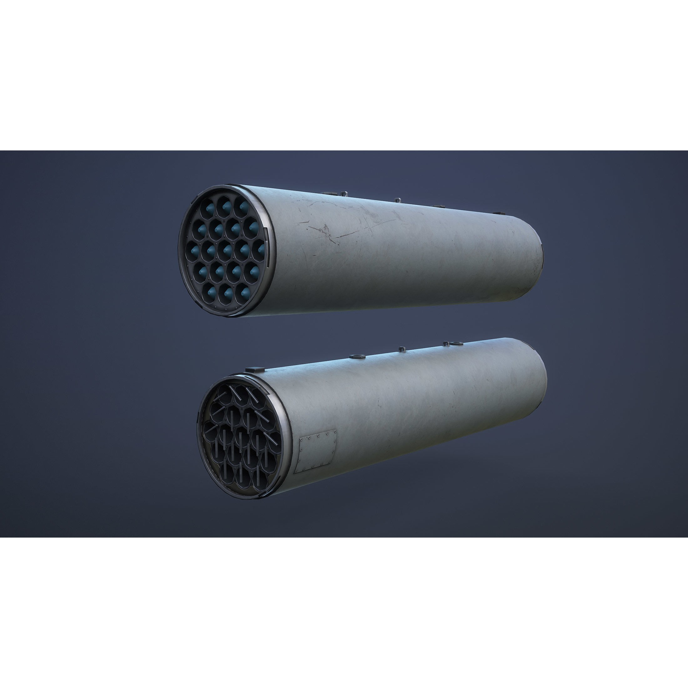 Helicopter Nato Weapons Set - Low-Poly Game-Ready 3D Model - View 11