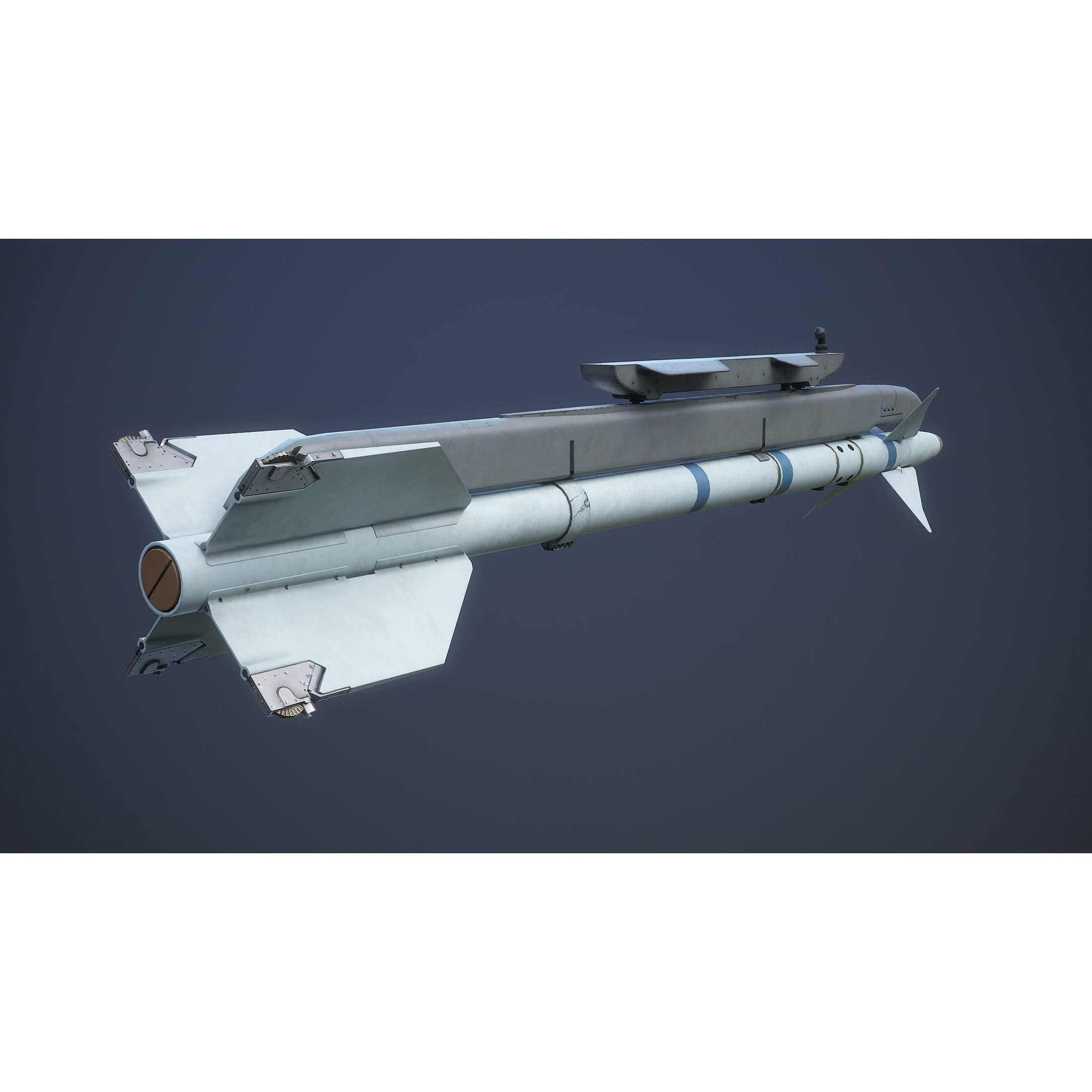 Helicopter Nato Weapons Set - Low-Poly Game-Ready 3D Model - View 7