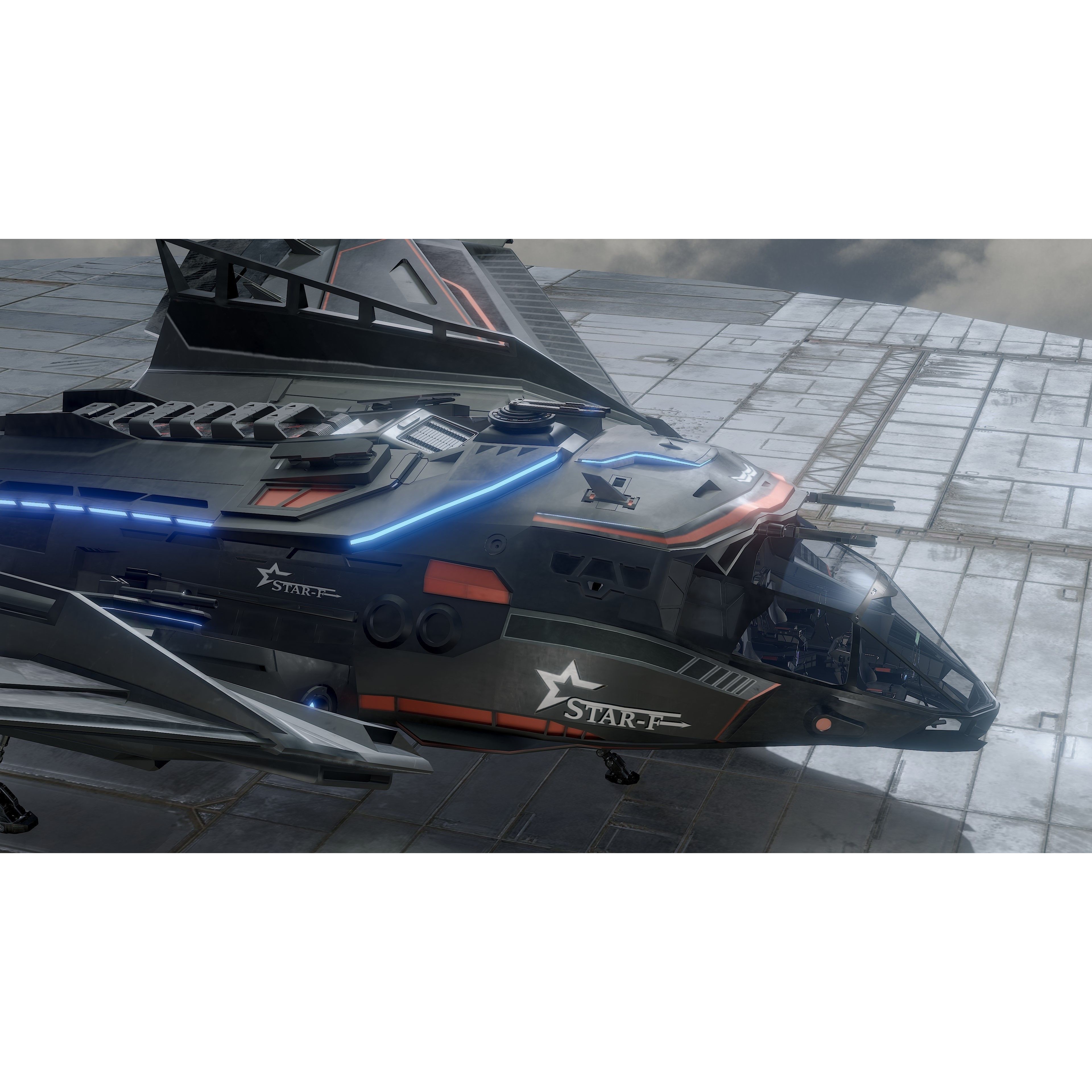 Star Fighter - Rigged Low-Poly Game-Ready 3D Model - View 14