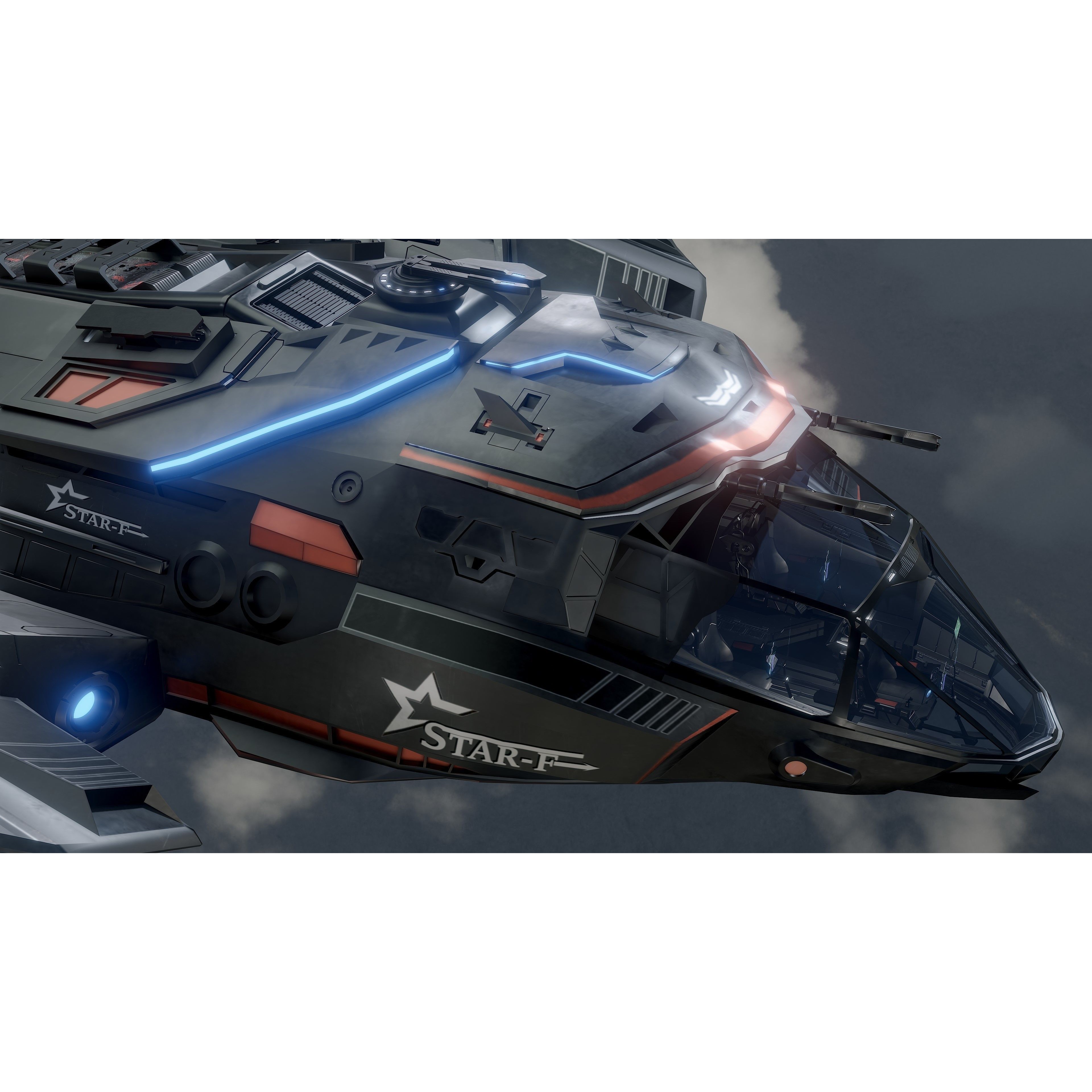 Star Fighter - Rigged Low-Poly Game-Ready 3D Model - View 15