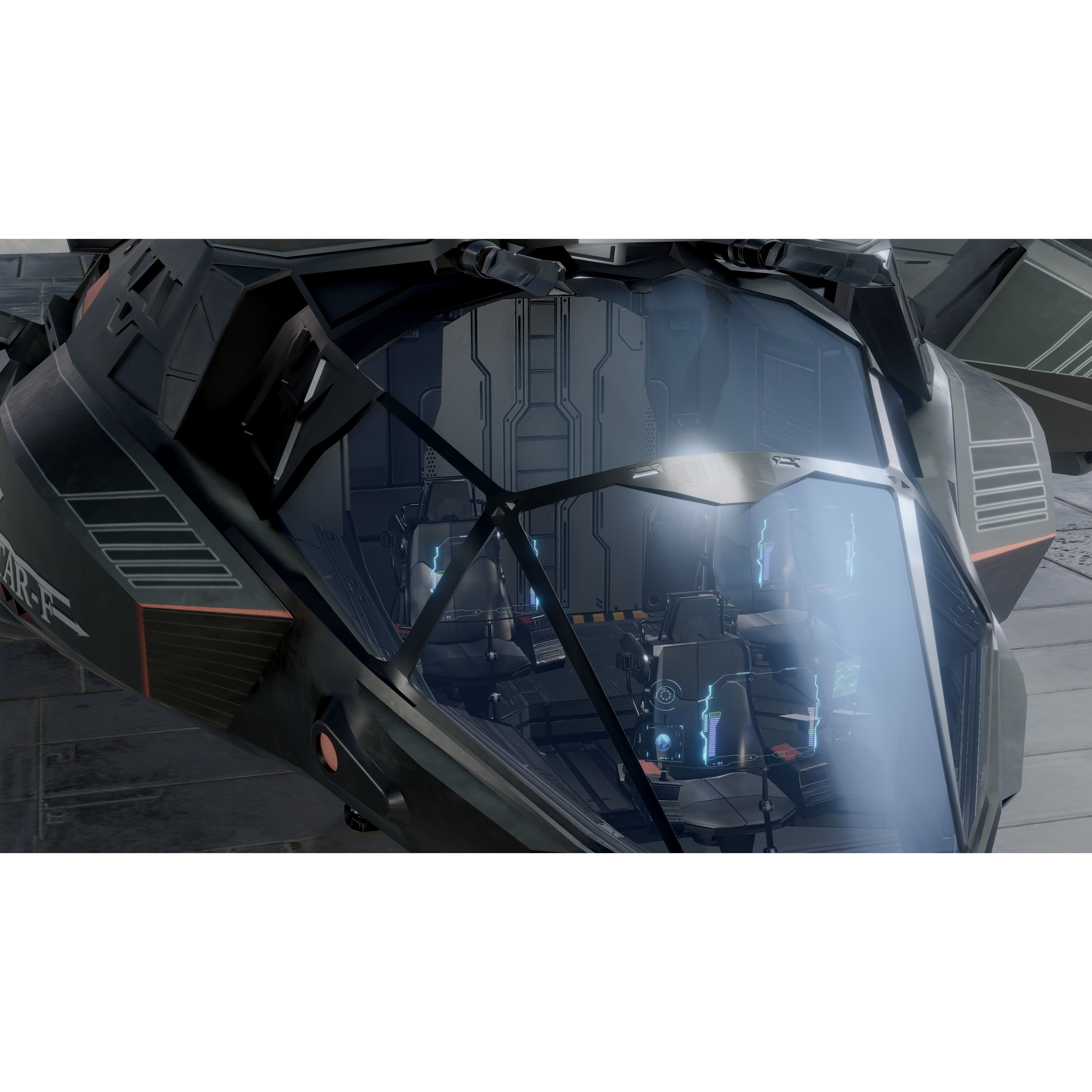 Star Fighter - Rigged Low-Poly Game-Ready 3D Model - View 18