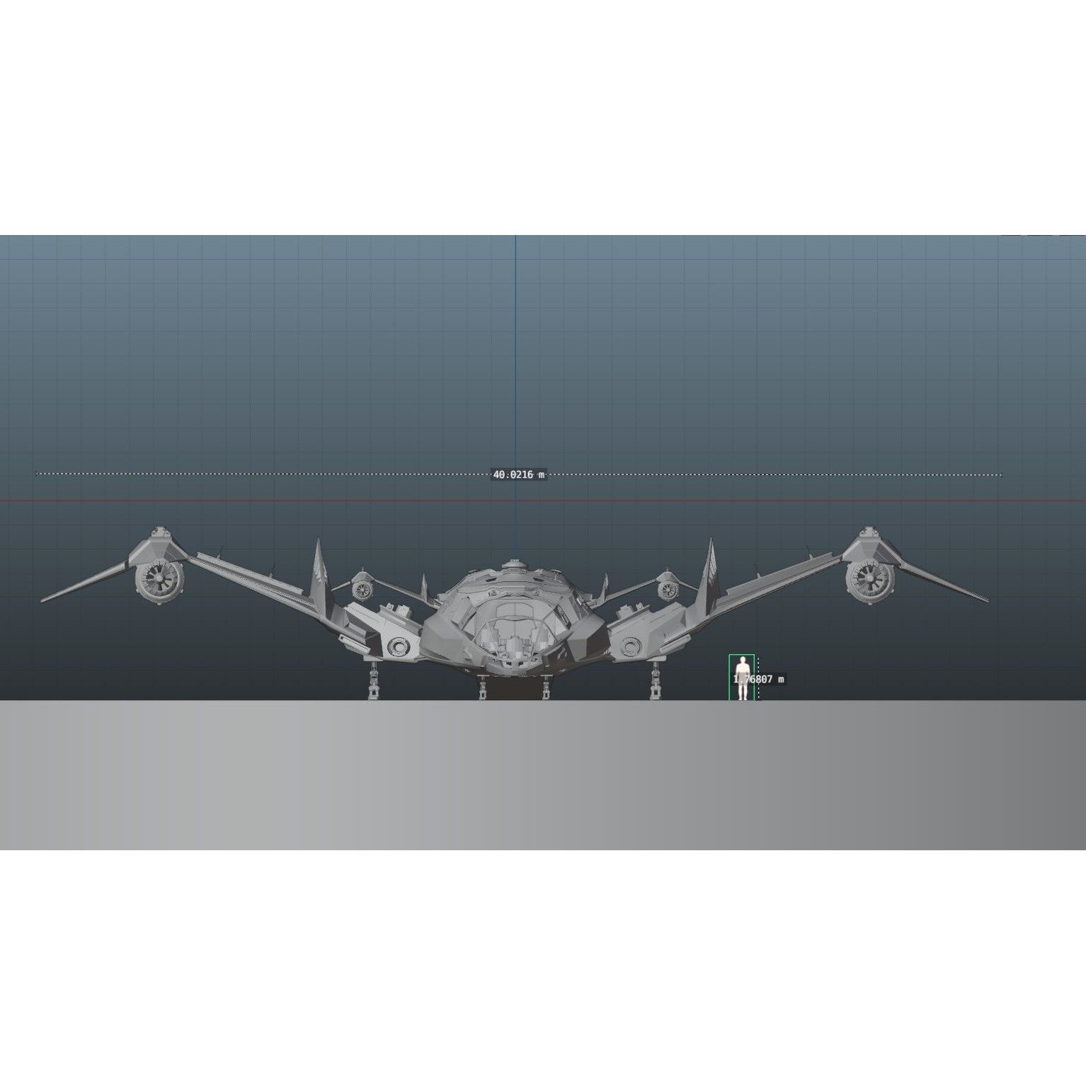 Star Fighter - Rigged Low-Poly Game-Ready 3D Model - View 31