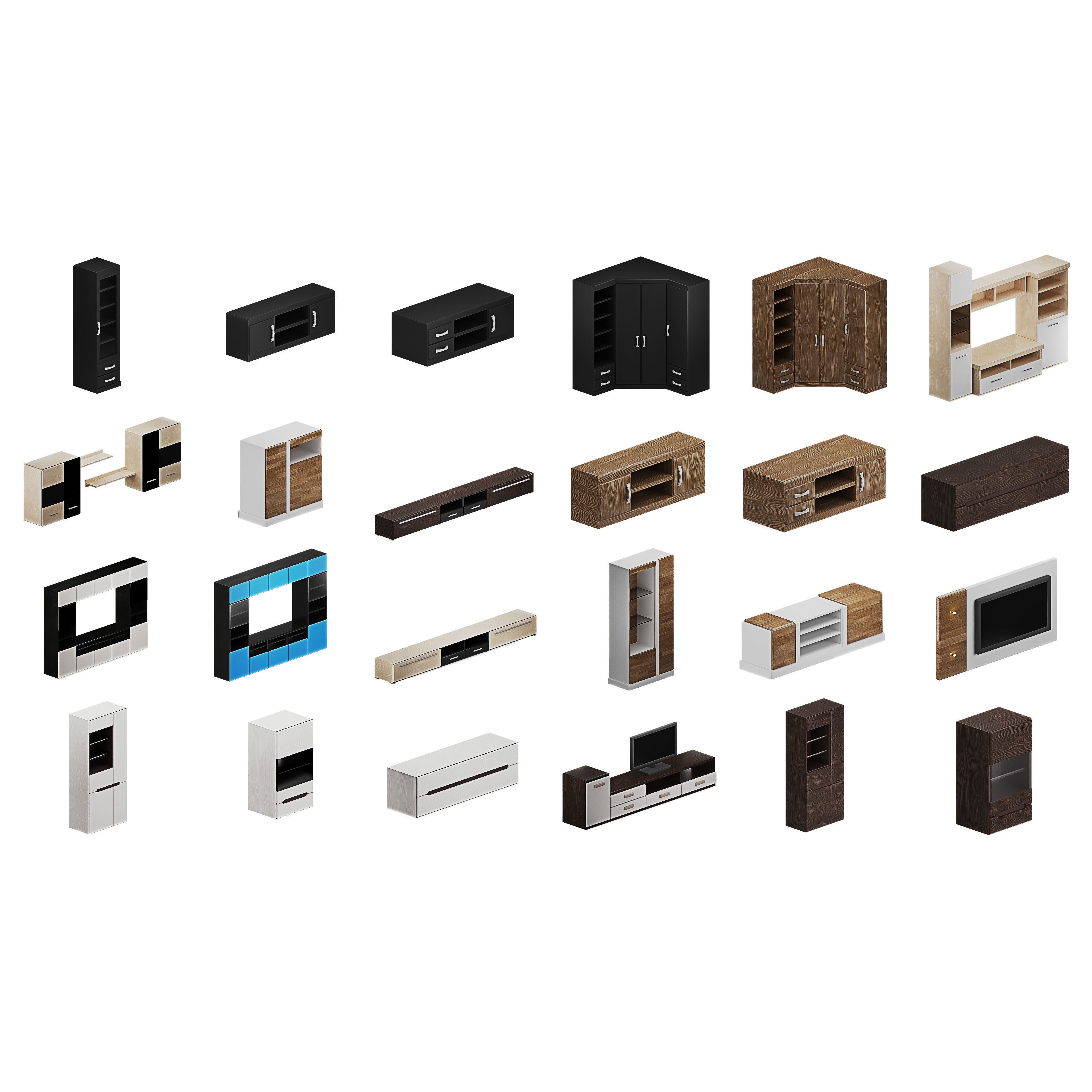 Furniture Realistic - Low-Poly Game-Ready 3D Model - View 12