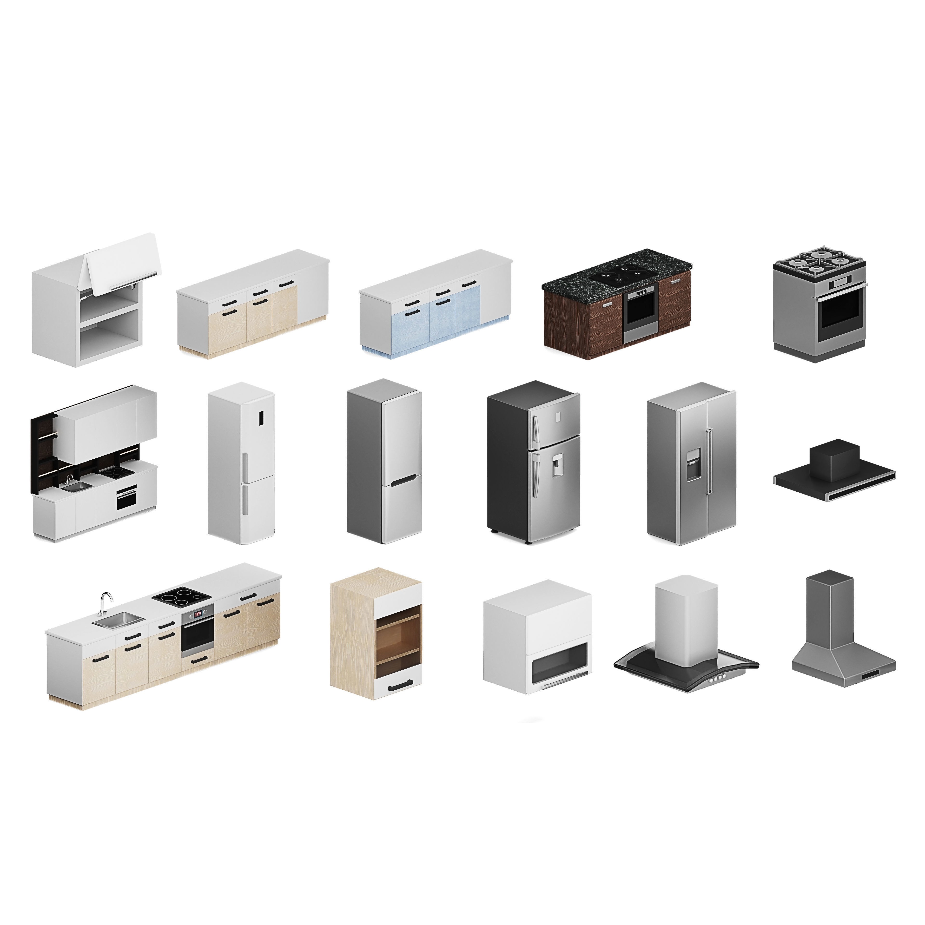 Furniture Realistic - Low-Poly Game-Ready 3D Model - View 14