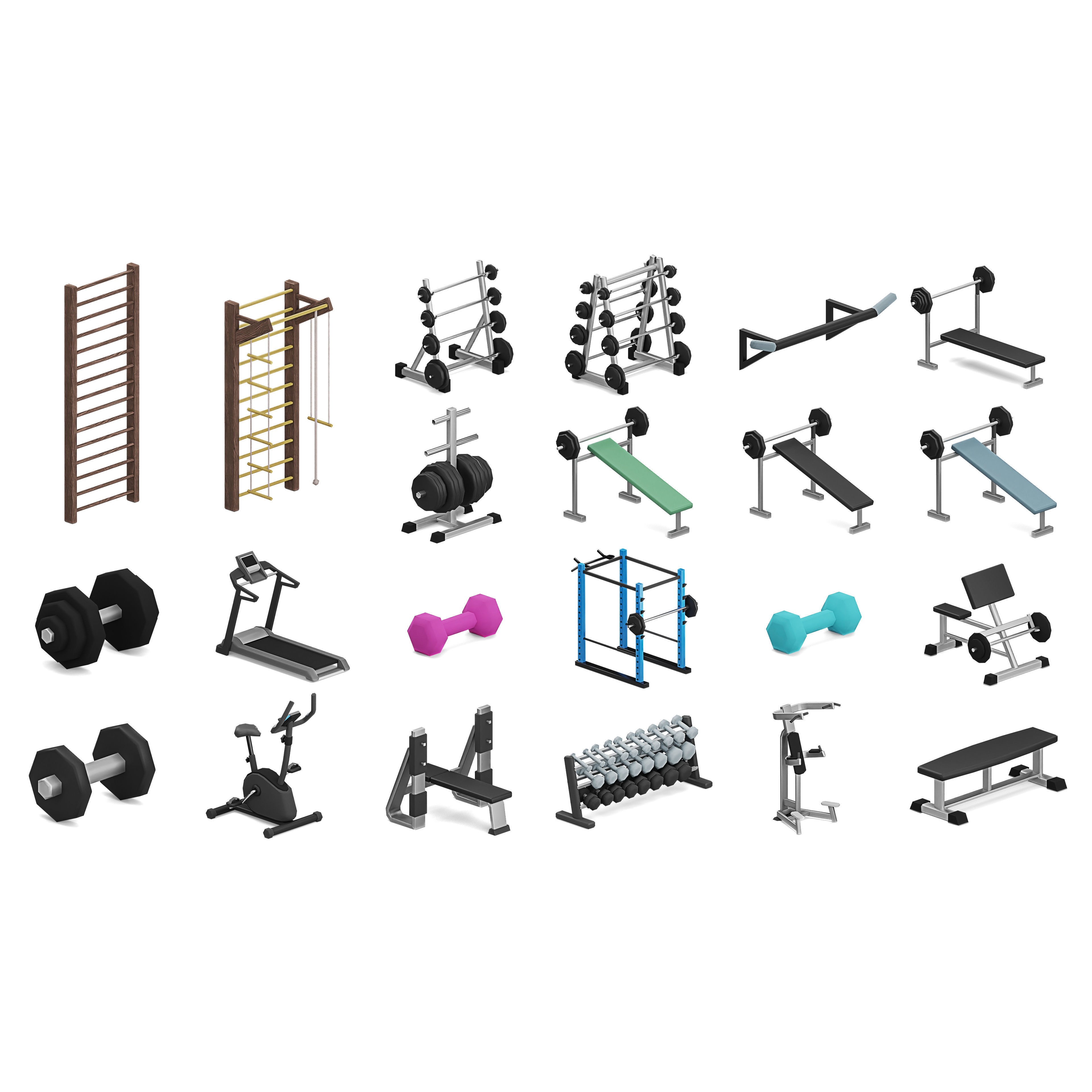 Furniture Realistic - Low-Poly Game-Ready 3D Model - View 28