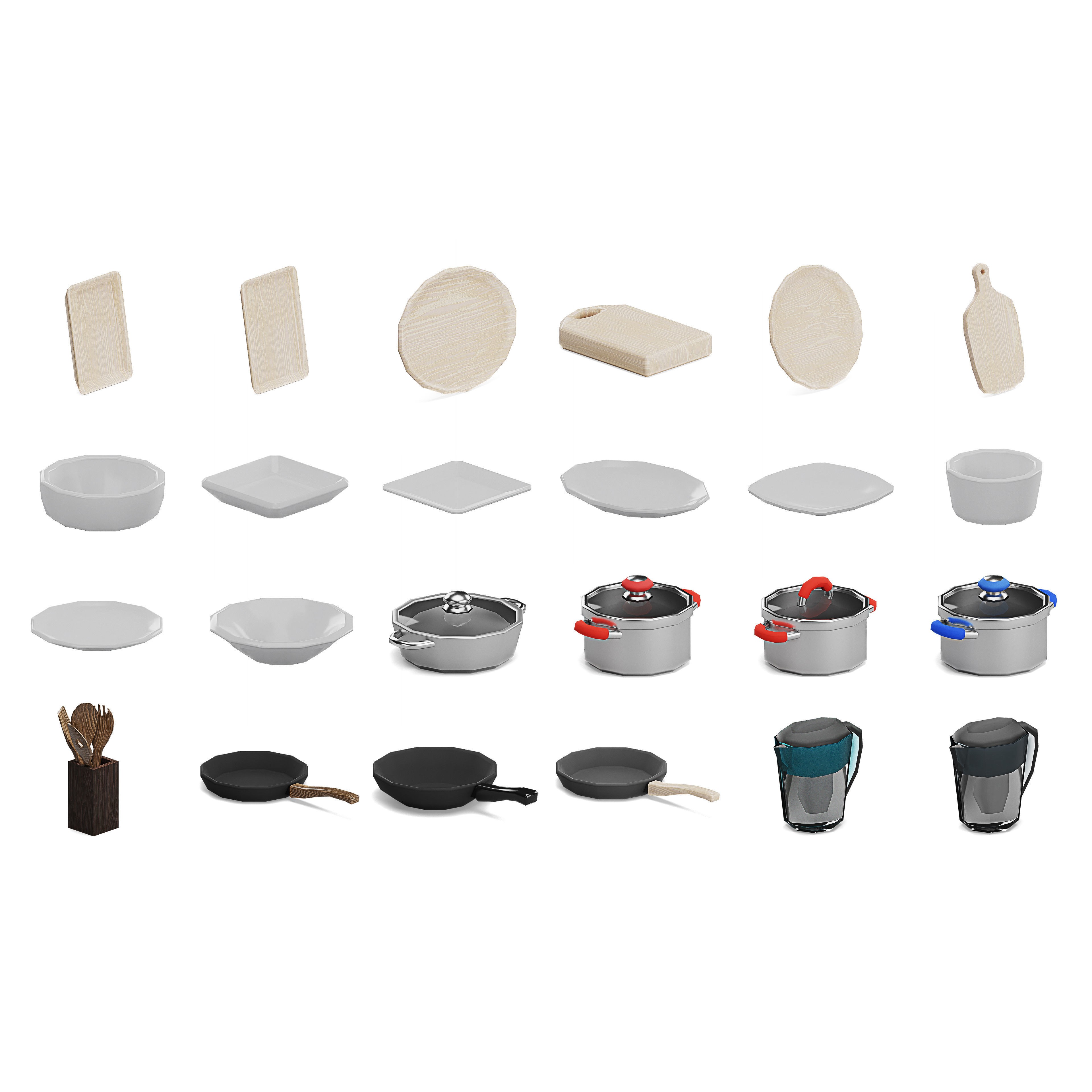 Furniture Realistic - Low-Poly Game-Ready 3D Model - View 42