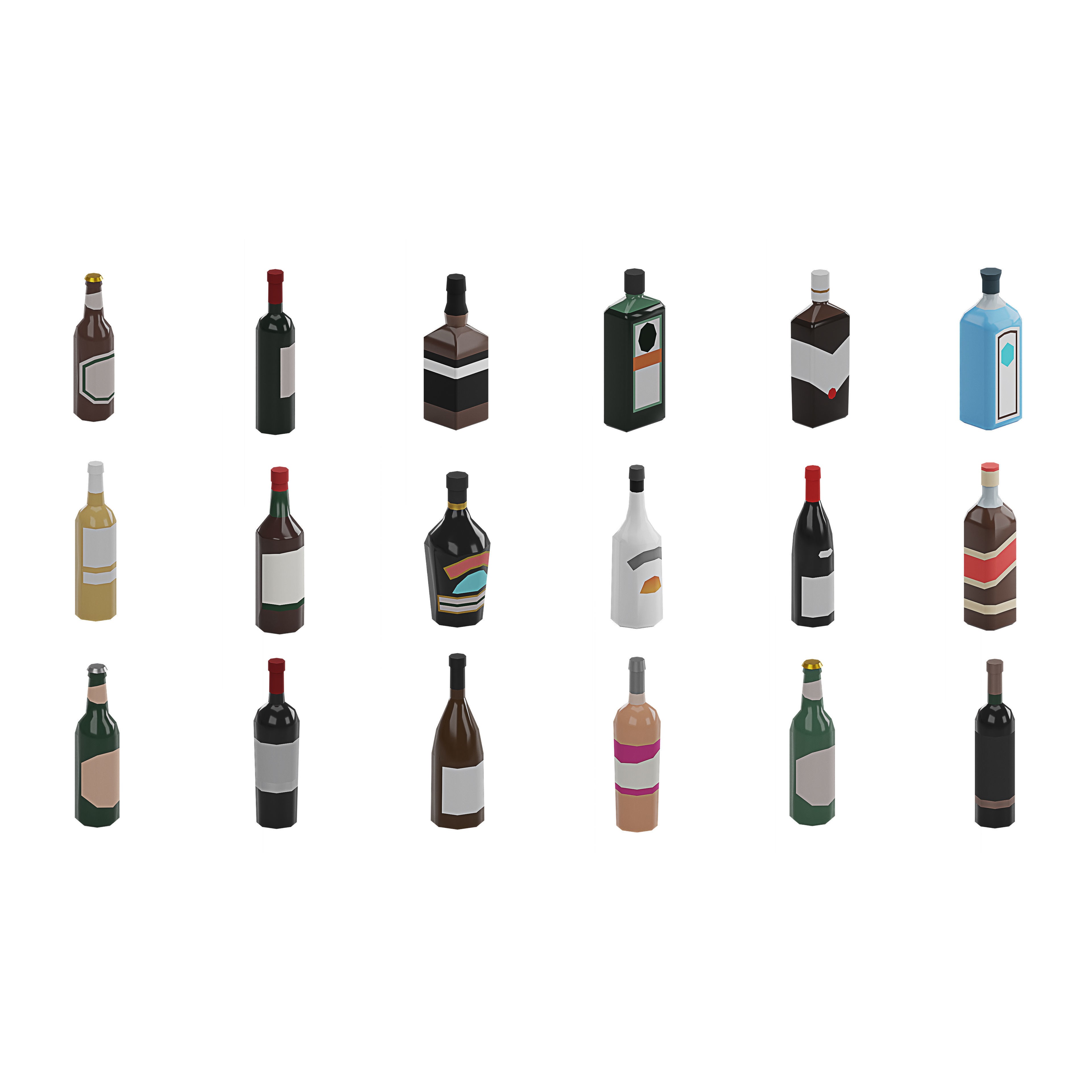 Furniture Realistic - Low-Poly Game-Ready 3D Model - View 45