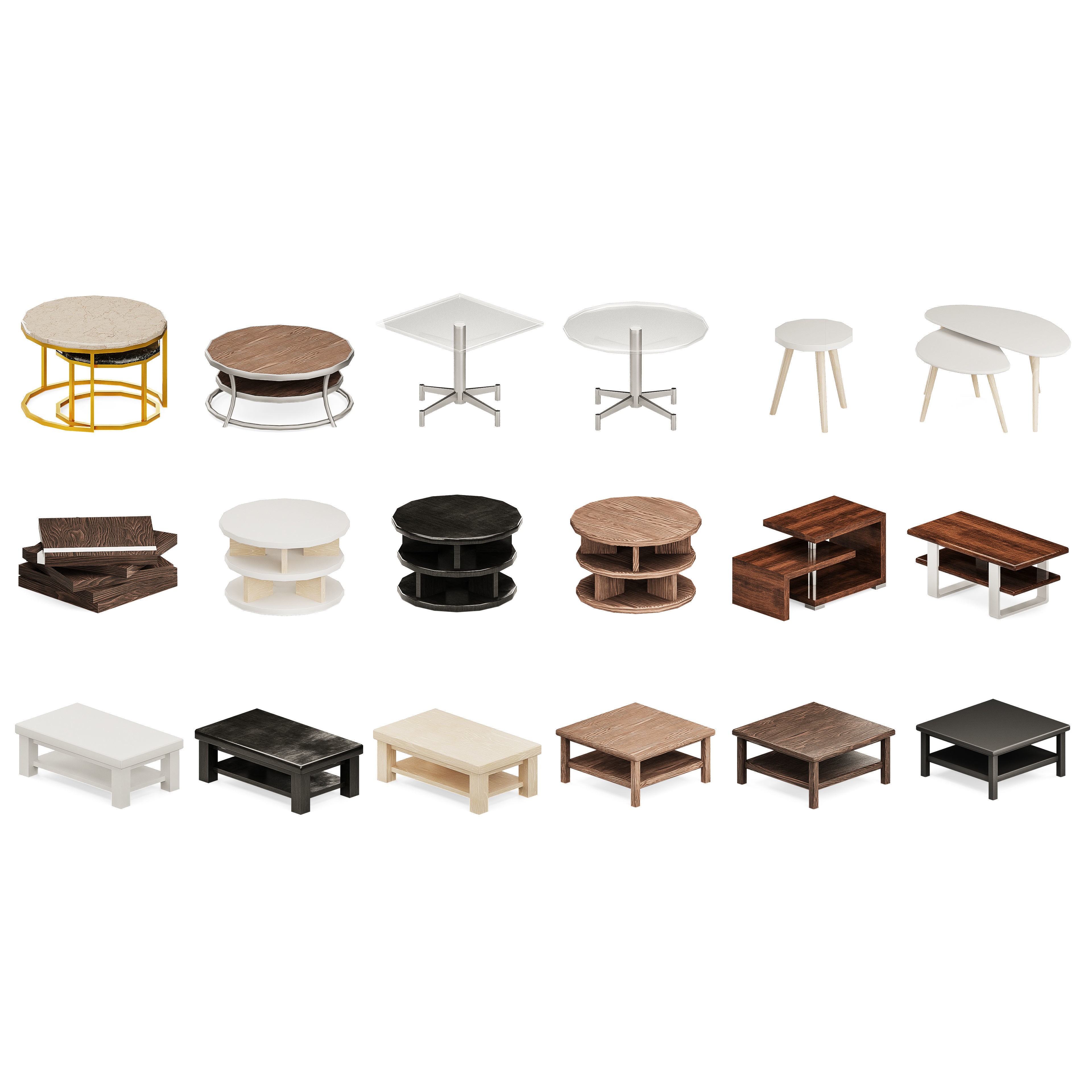 Furniture Realistic - Low-Poly Game-Ready 3D Model - View 8