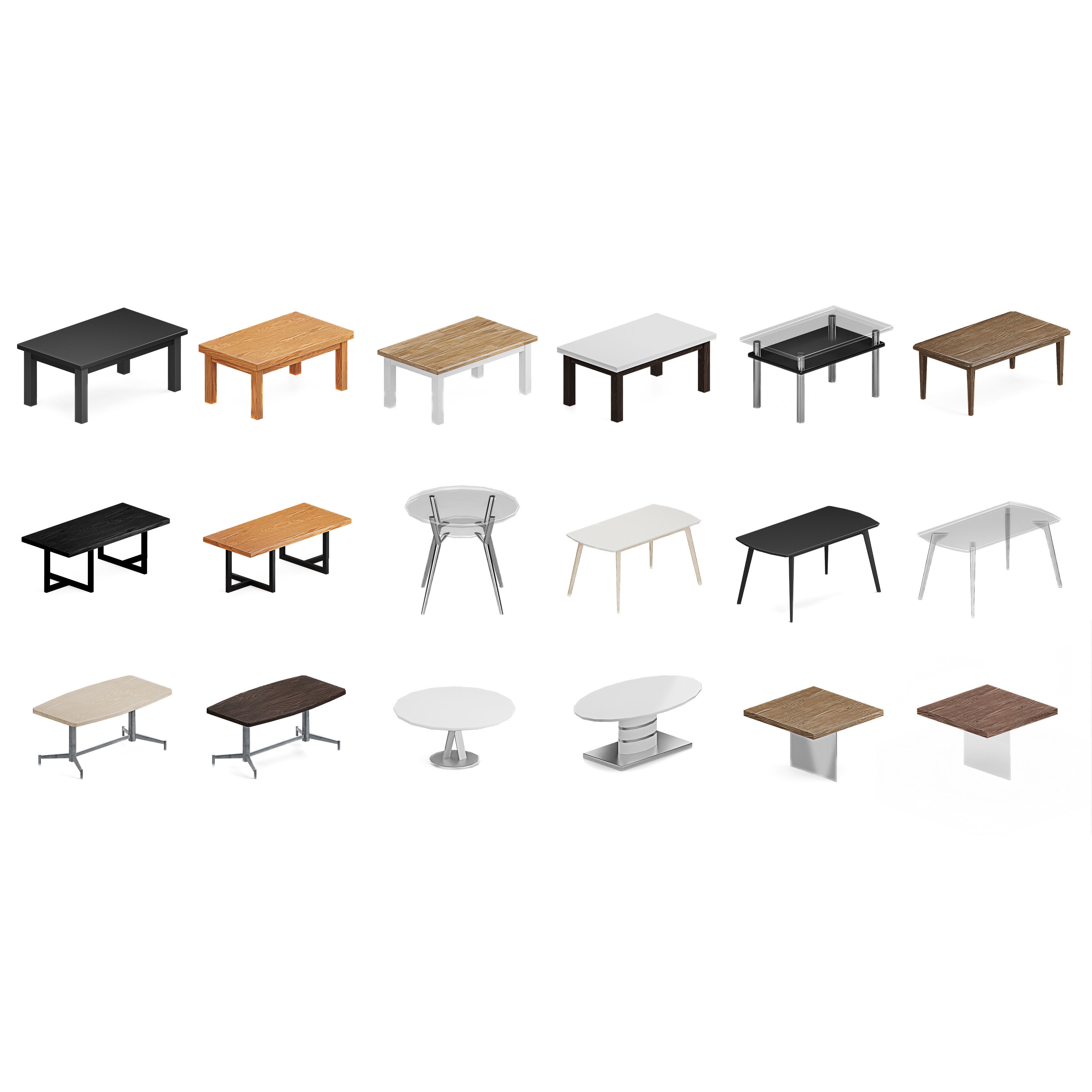 Furniture Realistic - Low-Poly Game-Ready 3D Model - View 9