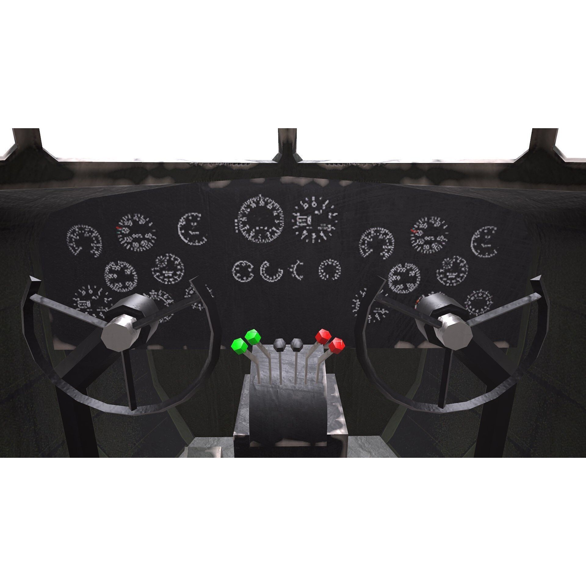 Douglas AC-47 Spooky Gunship - Low-Poly Game-Ready 3D Model - View 7