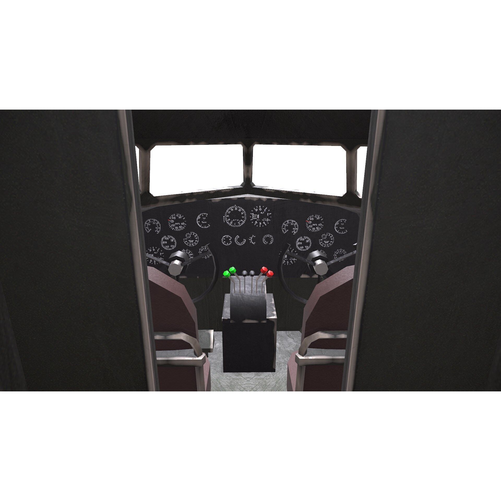 Douglas AC-47 Spooky Gunship - Low-Poly Game-Ready 3D Model - View 8