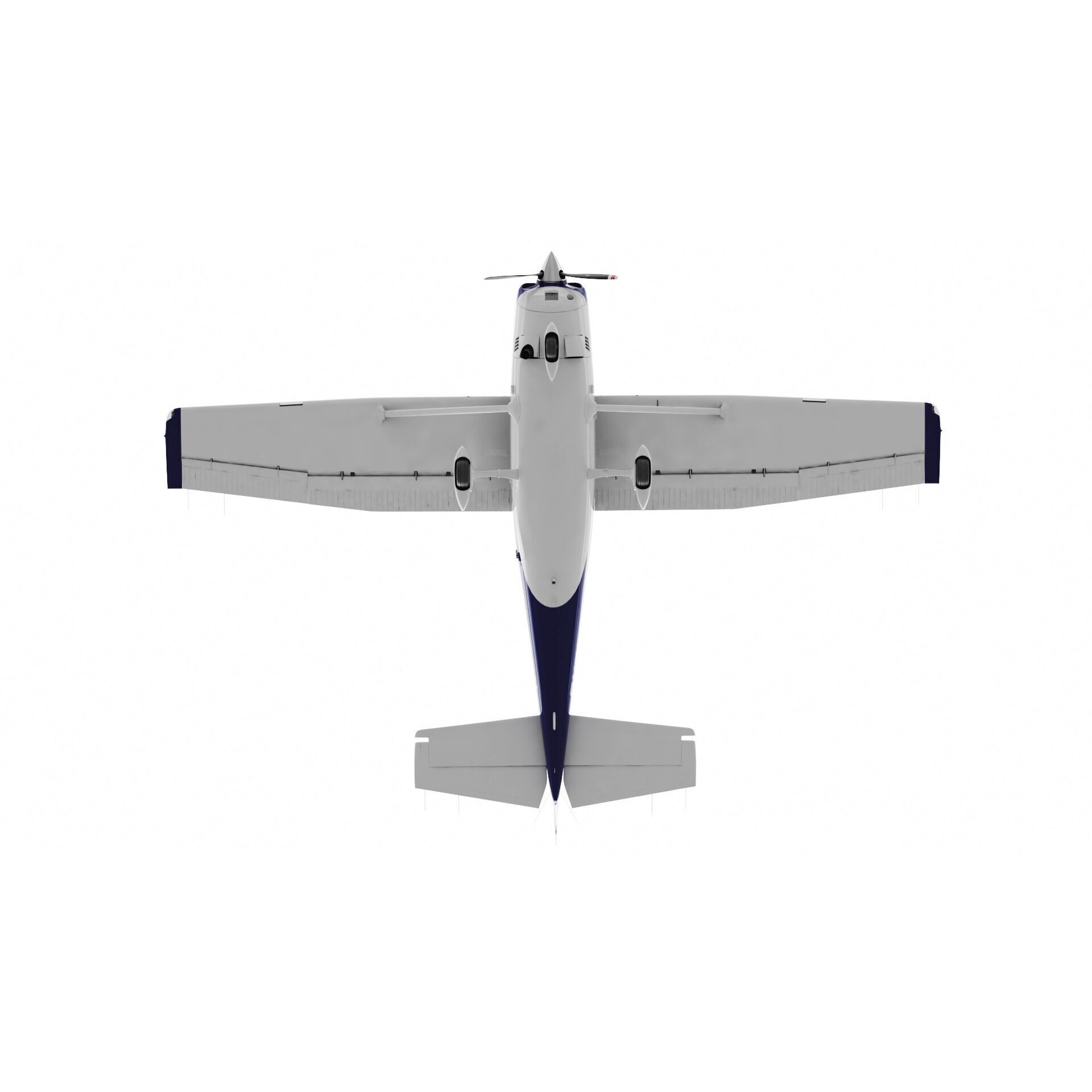Cessna T206H Stationair - Game-Ready 3D Model - View 12