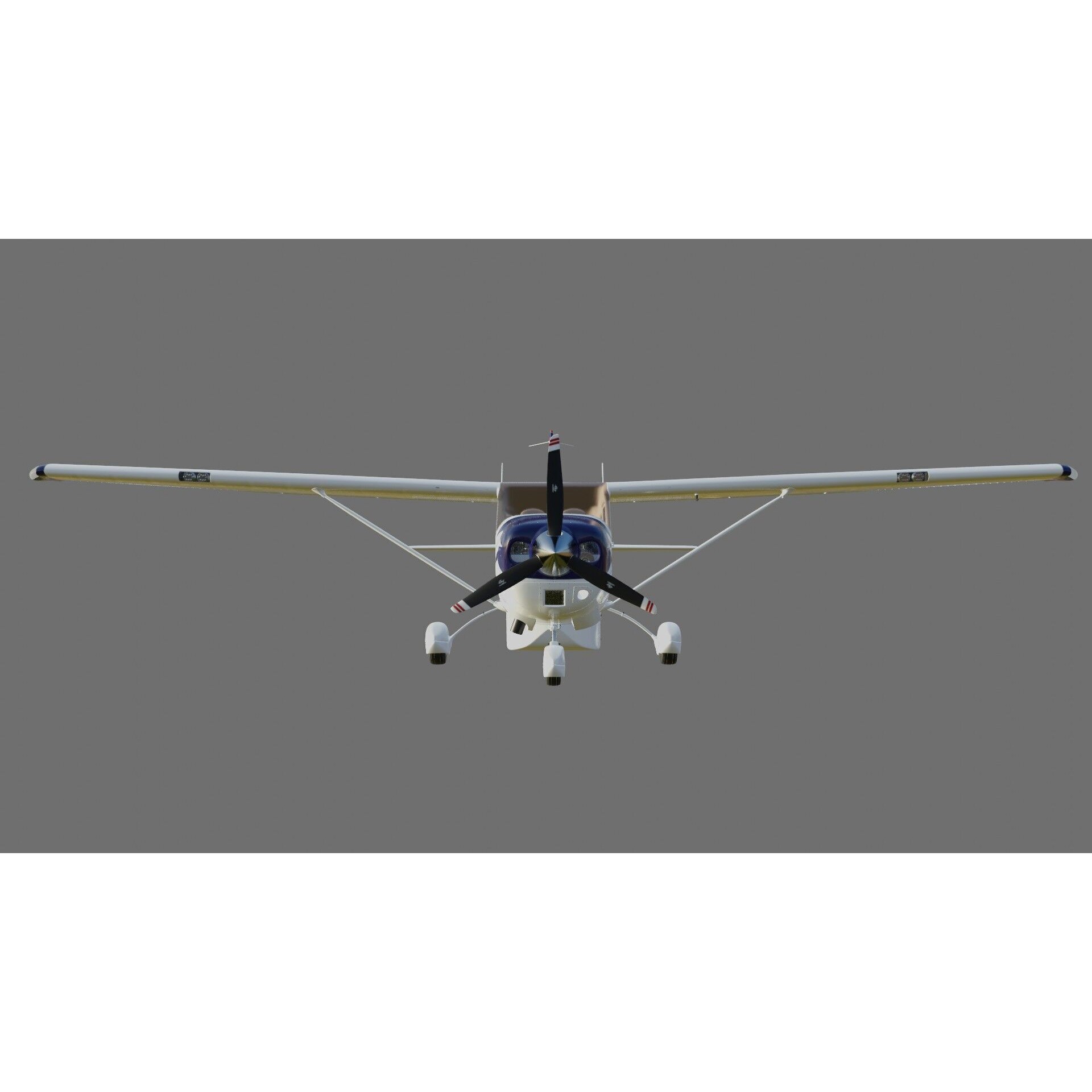 Cessna T206H Stationair - Game-Ready 3D Model - View 30