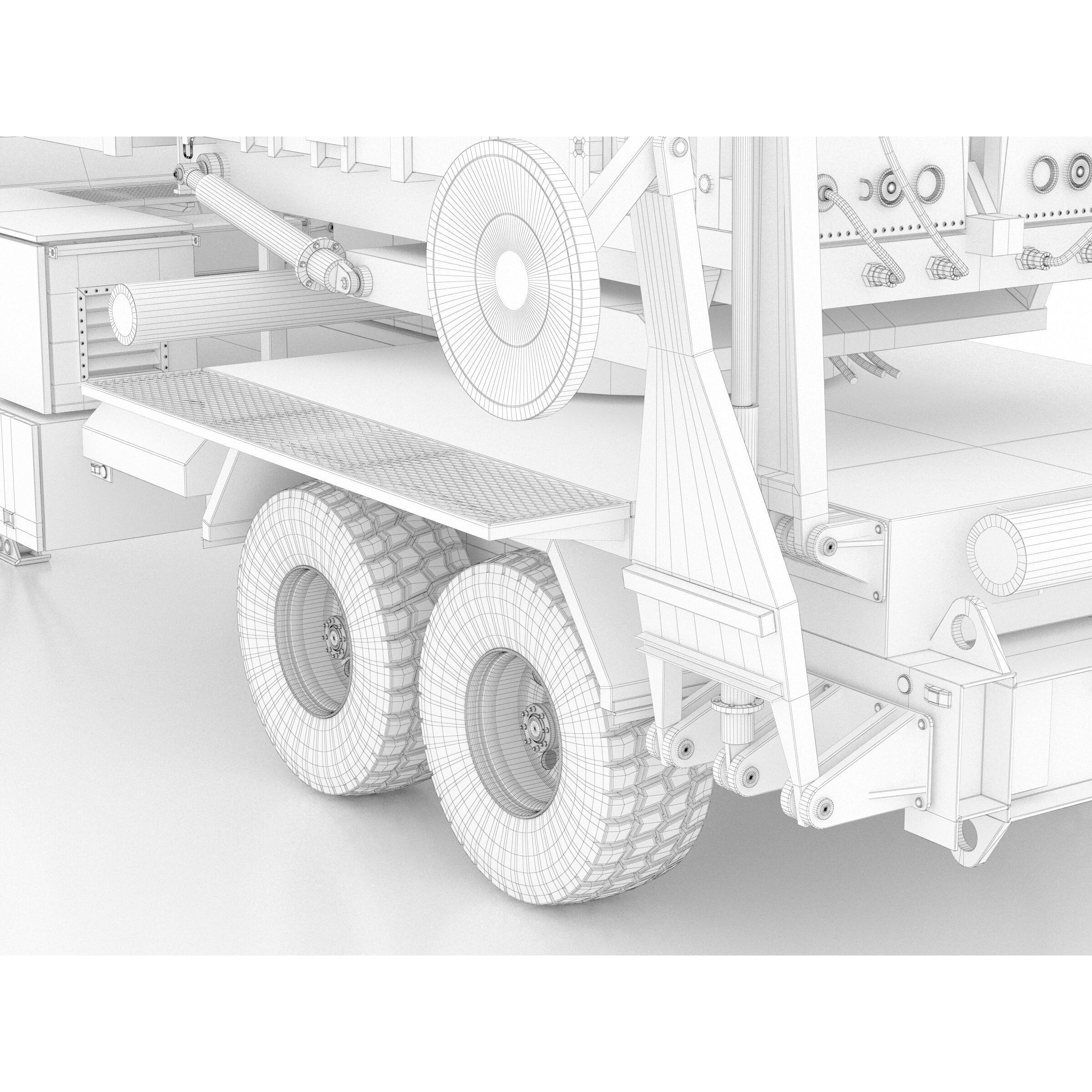 Patriot Missile Launcher MIM-104 - Game-Ready 3D Model - View 19