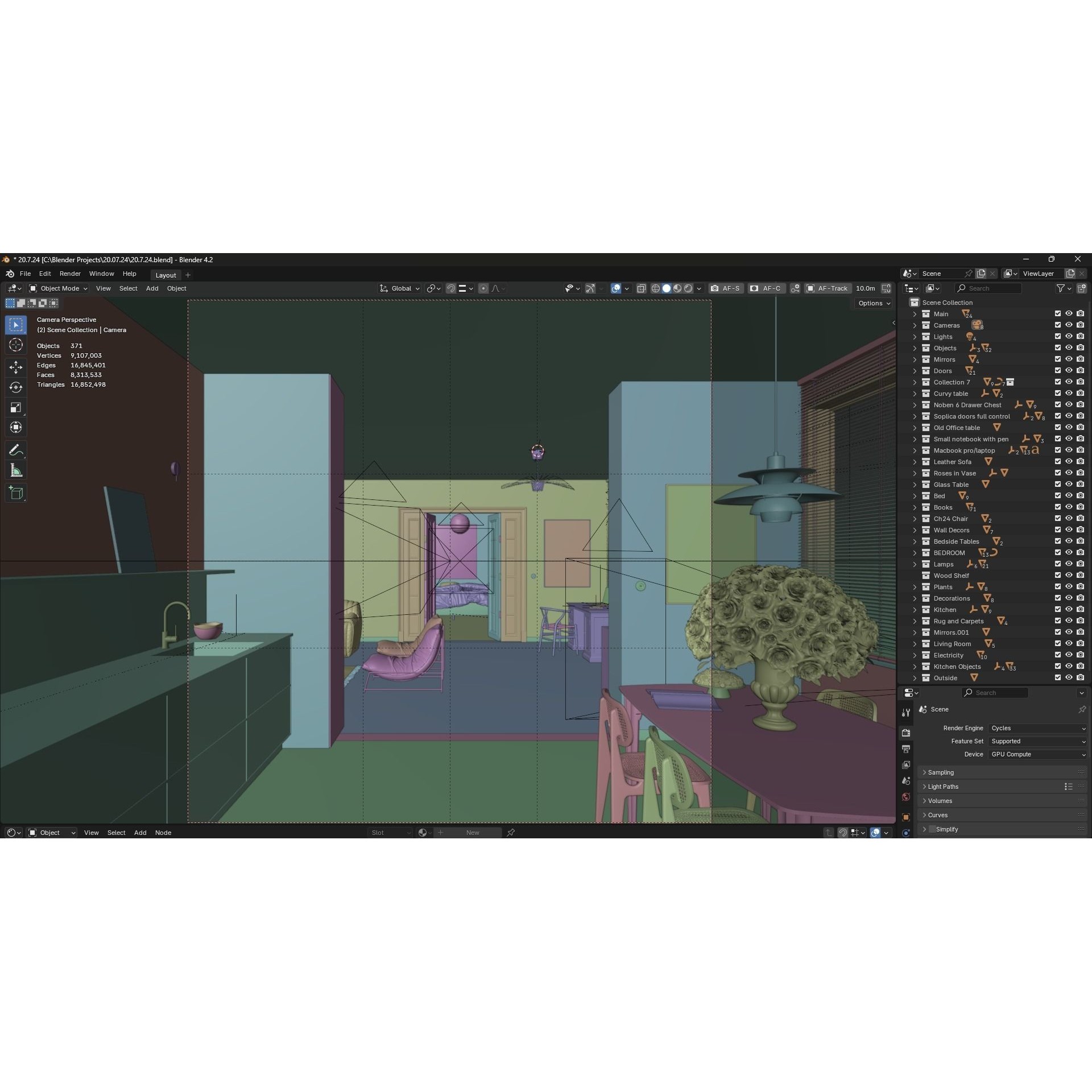 Warsaw Apartment - Interior 3D Model - View 14