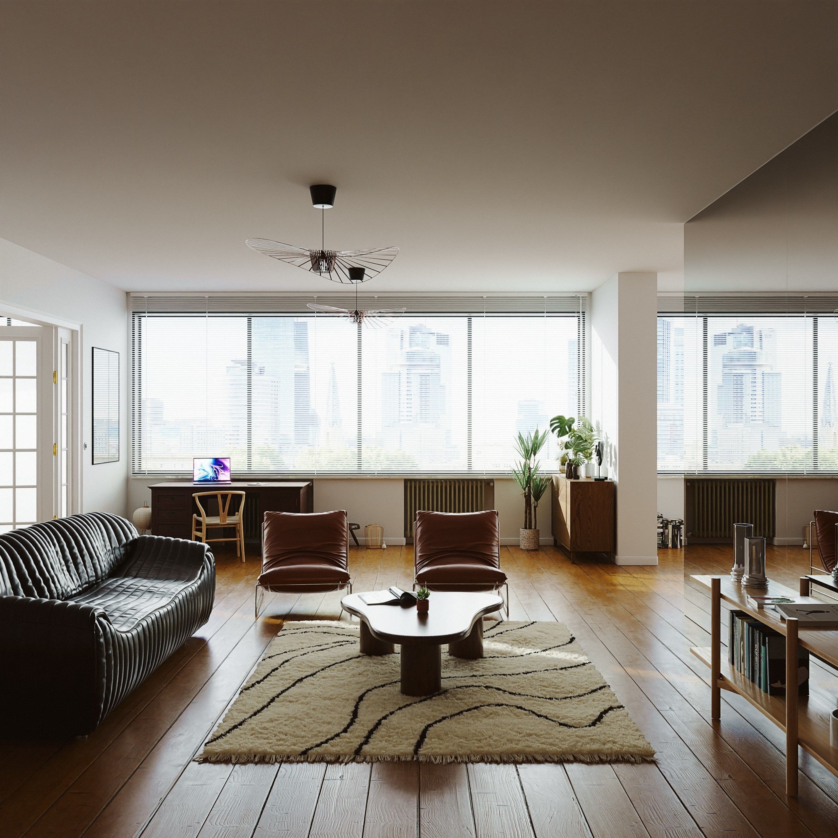 Warsaw Apartment - Interior 3D Model - View 5