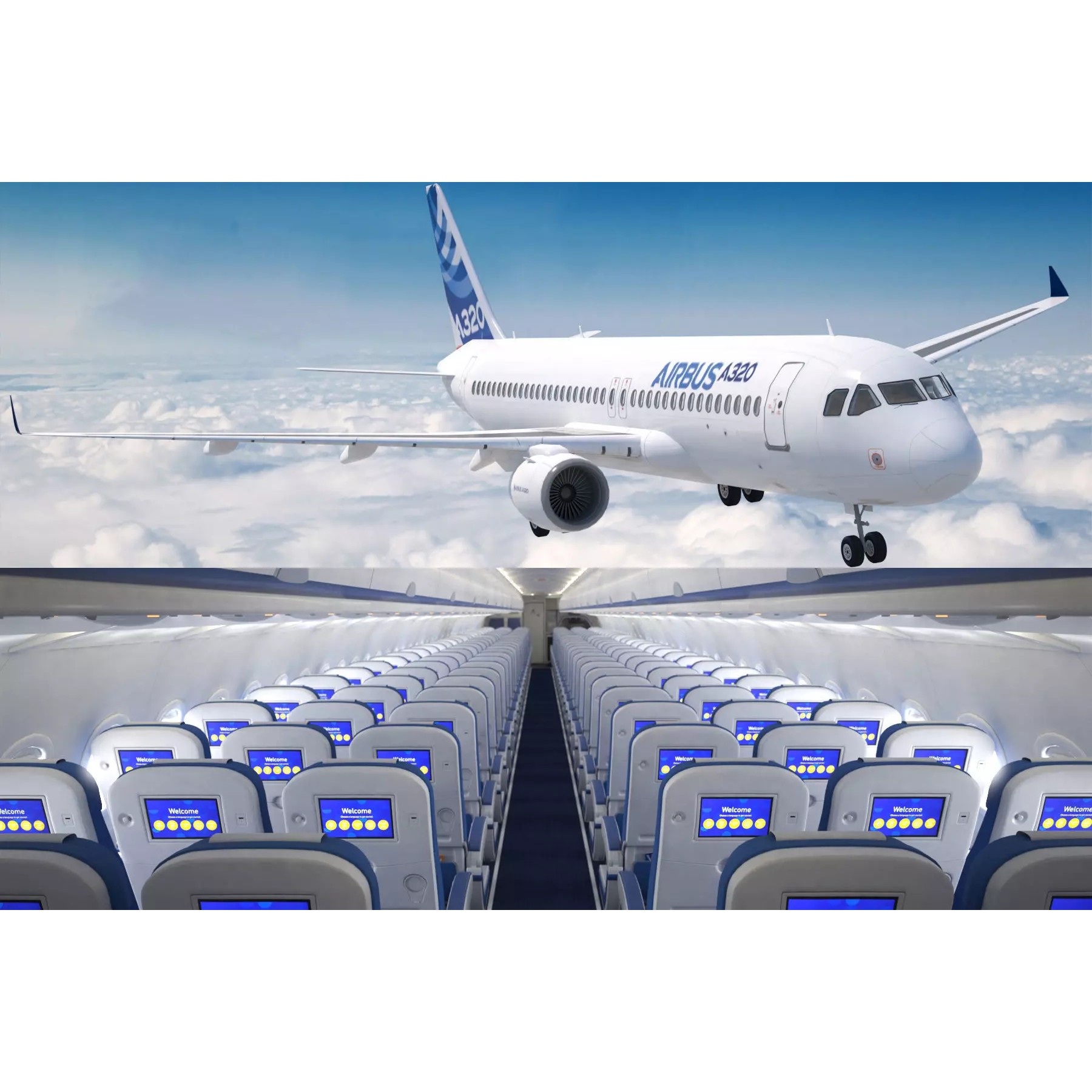 Airbus A320neo - High-Quality 3D Model - View 2
