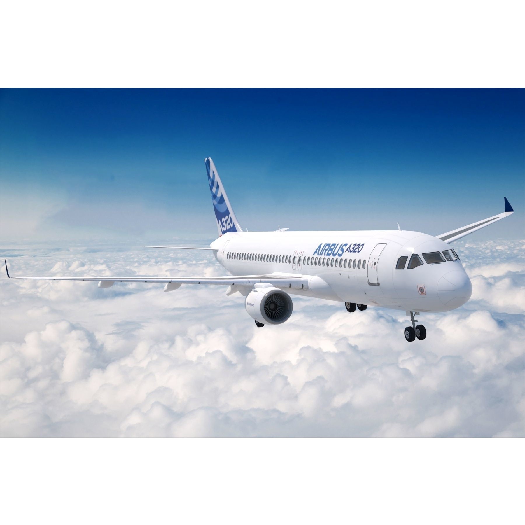 Airbus A320neo - High-Quality 3D Model - View 3