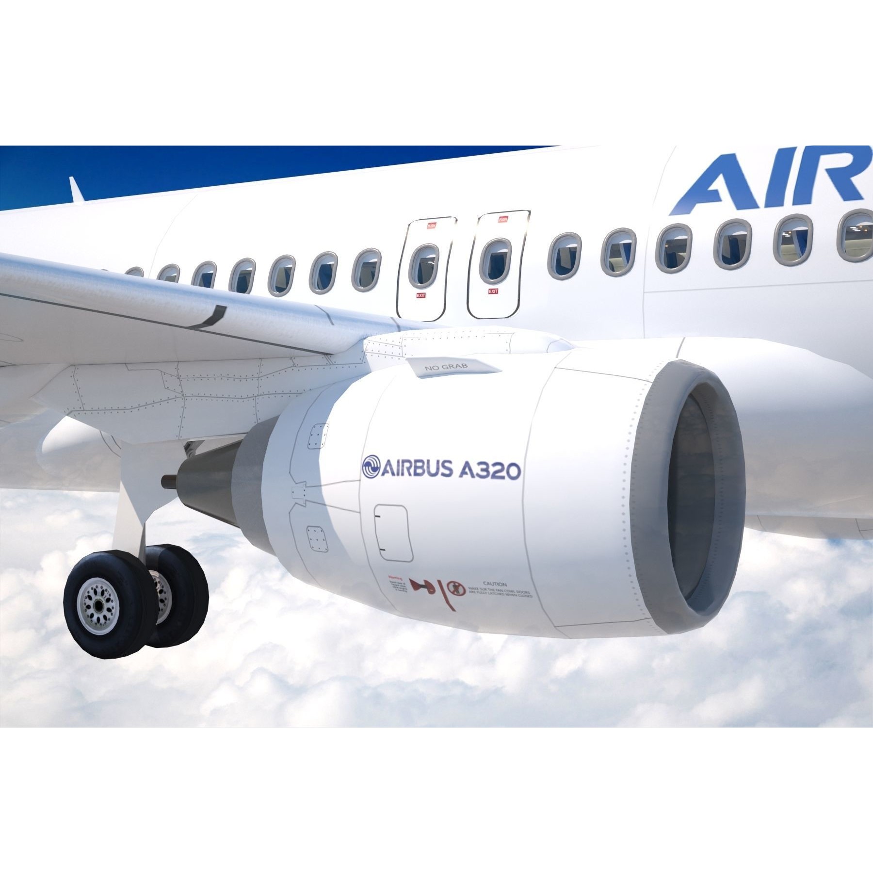 Airbus A320neo - High-Quality 3D Model - View 9