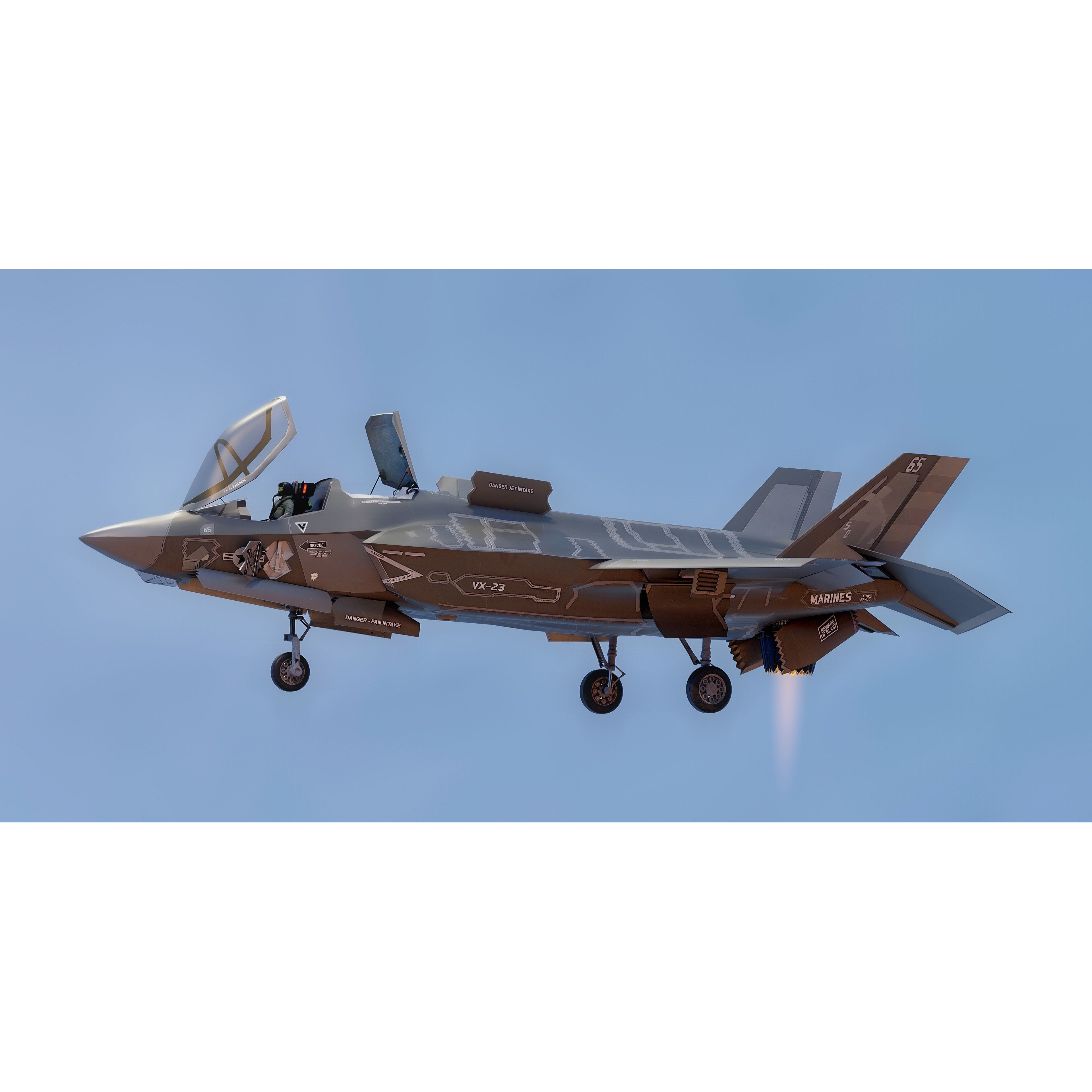 F35B Lightning II - Low-Poly Game-Ready 3D Model - View 14