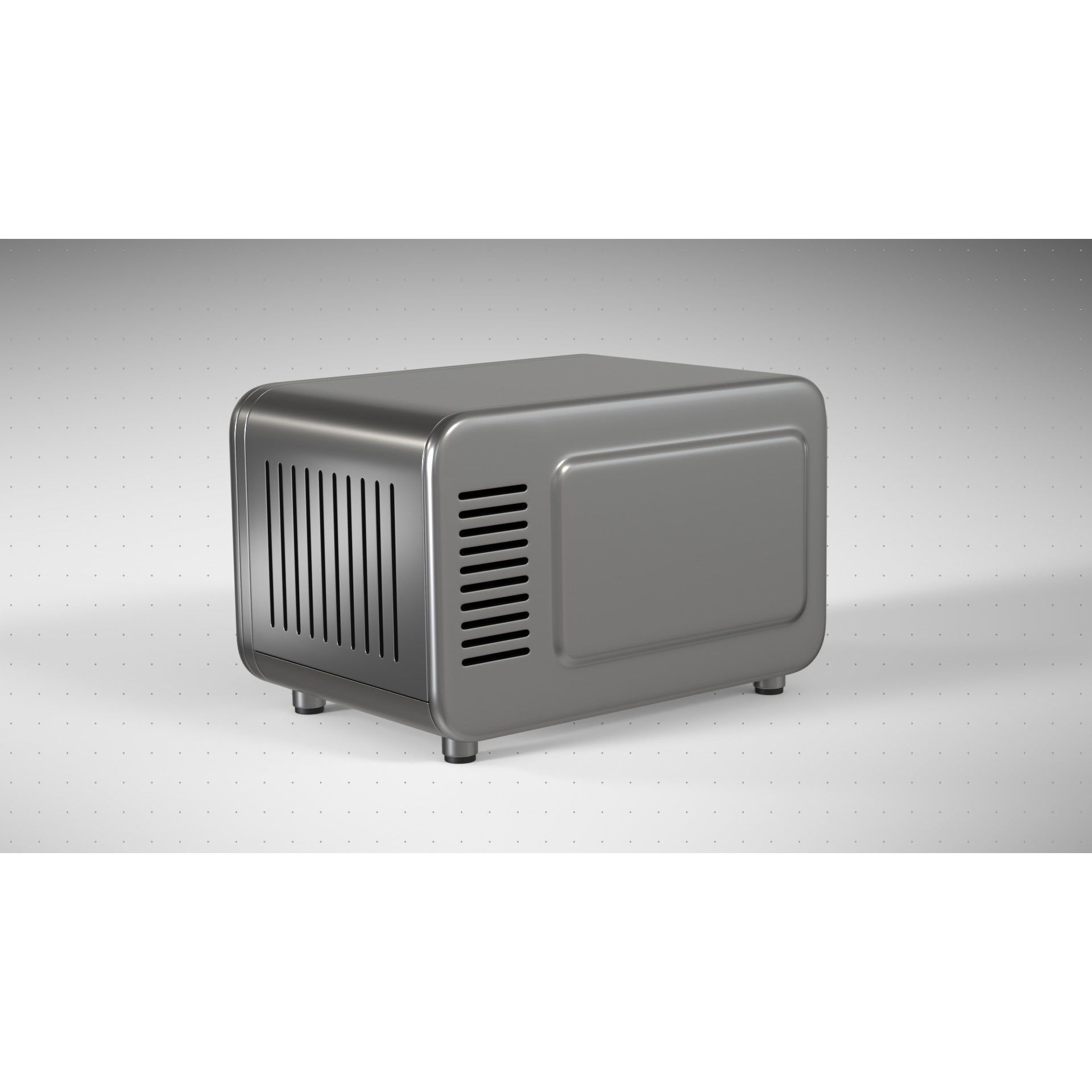 Toaster Oven - High-Poly 3D Model - View 3