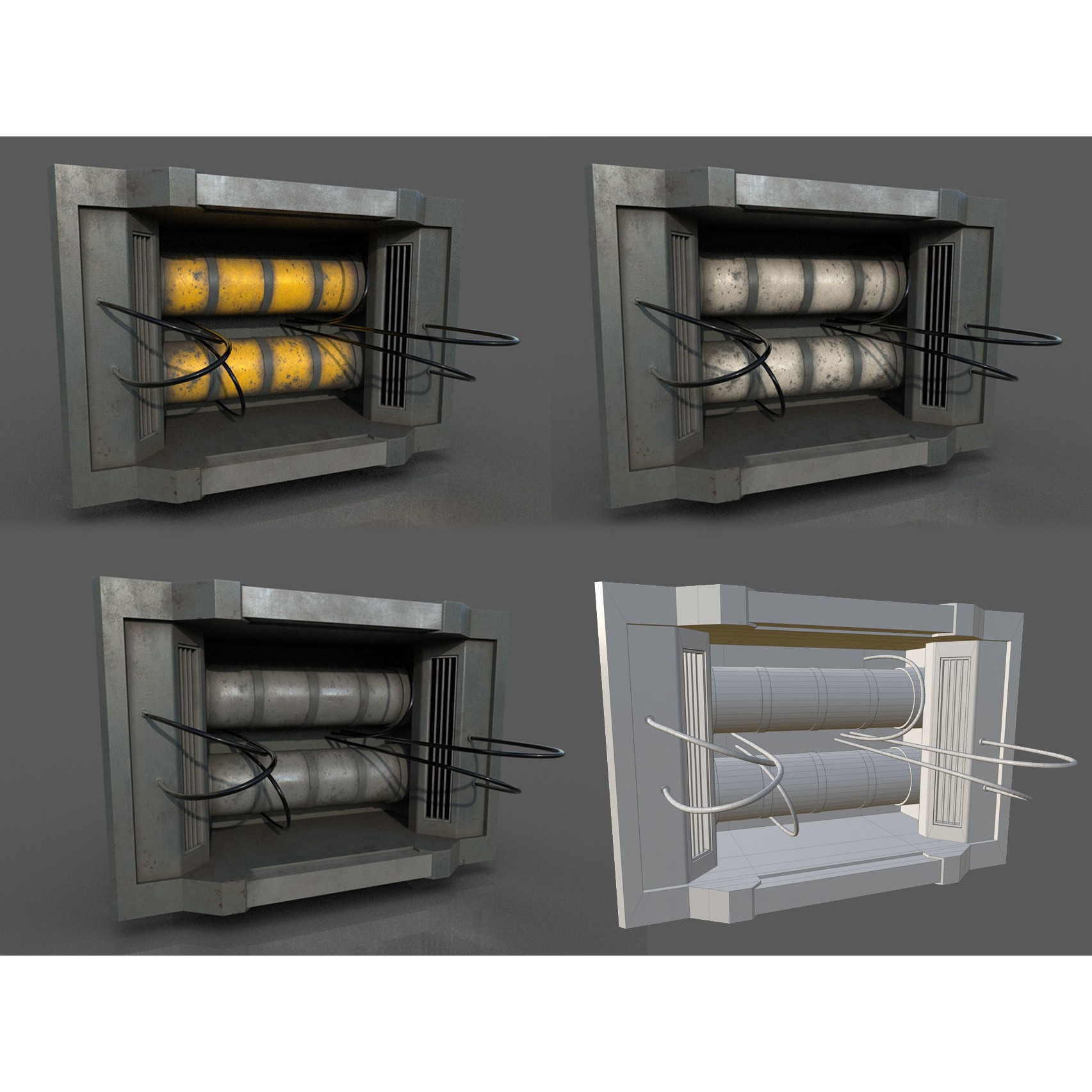 Scifi Asset Pack 11 - Low-Poly Game-Ready 3D Model - View 17