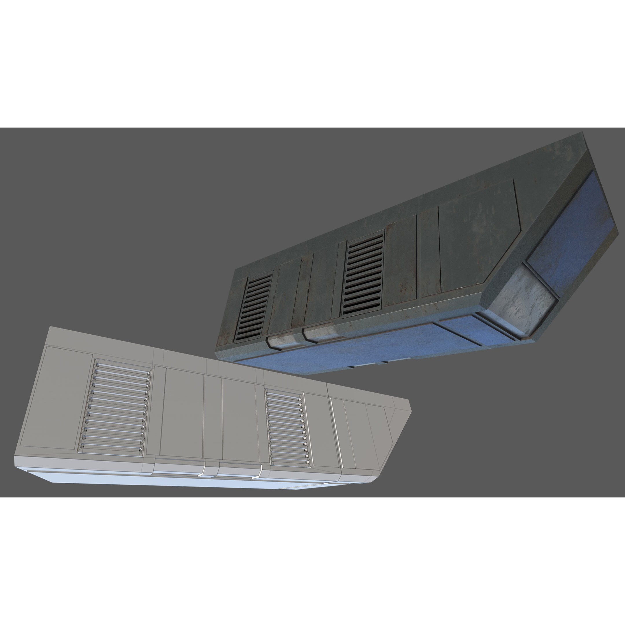 Scifi Asset Pack 11 - Low-Poly Game-Ready 3D Model - View 19