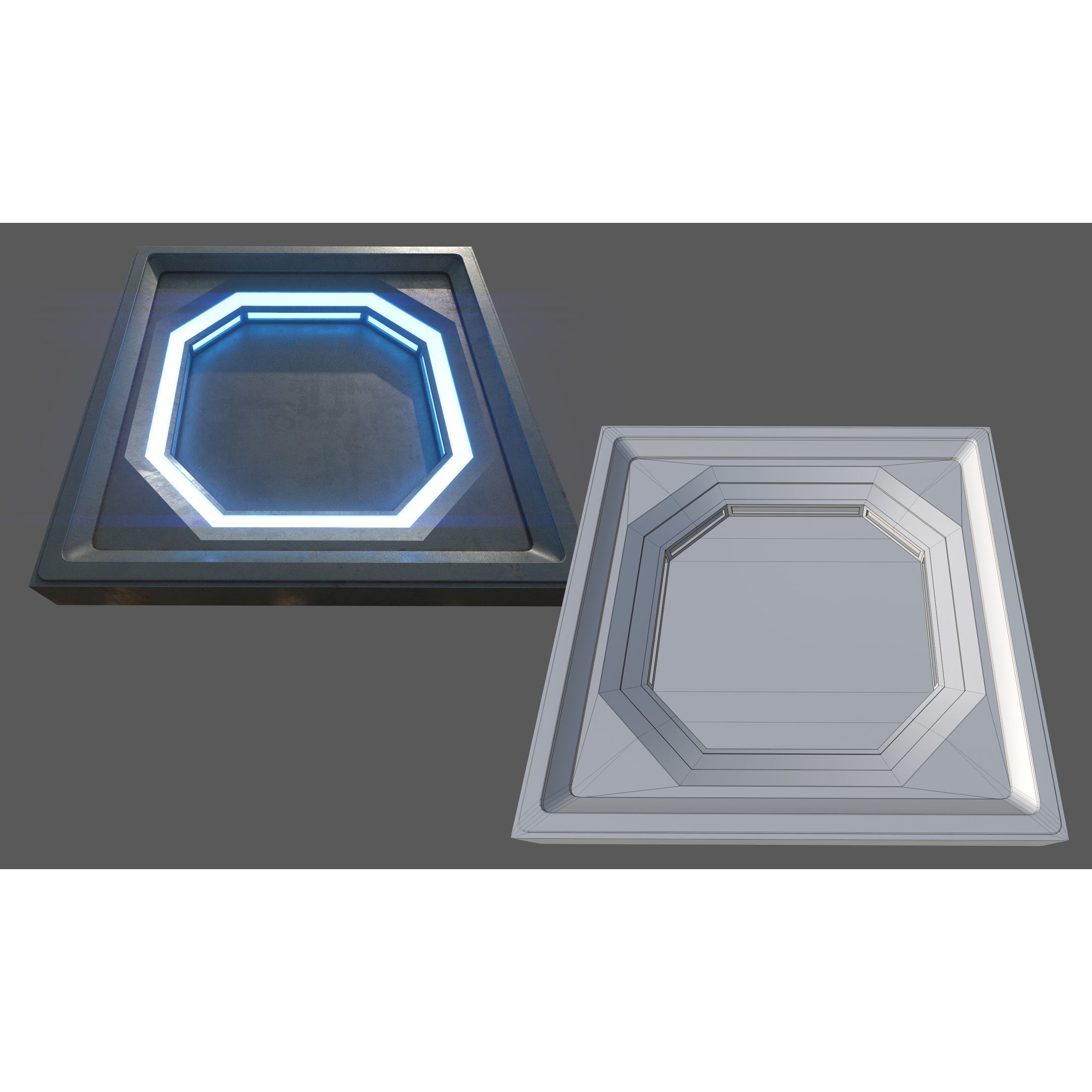 Scifi Asset Pack 11 - Low-Poly Game-Ready 3D Model - View 23