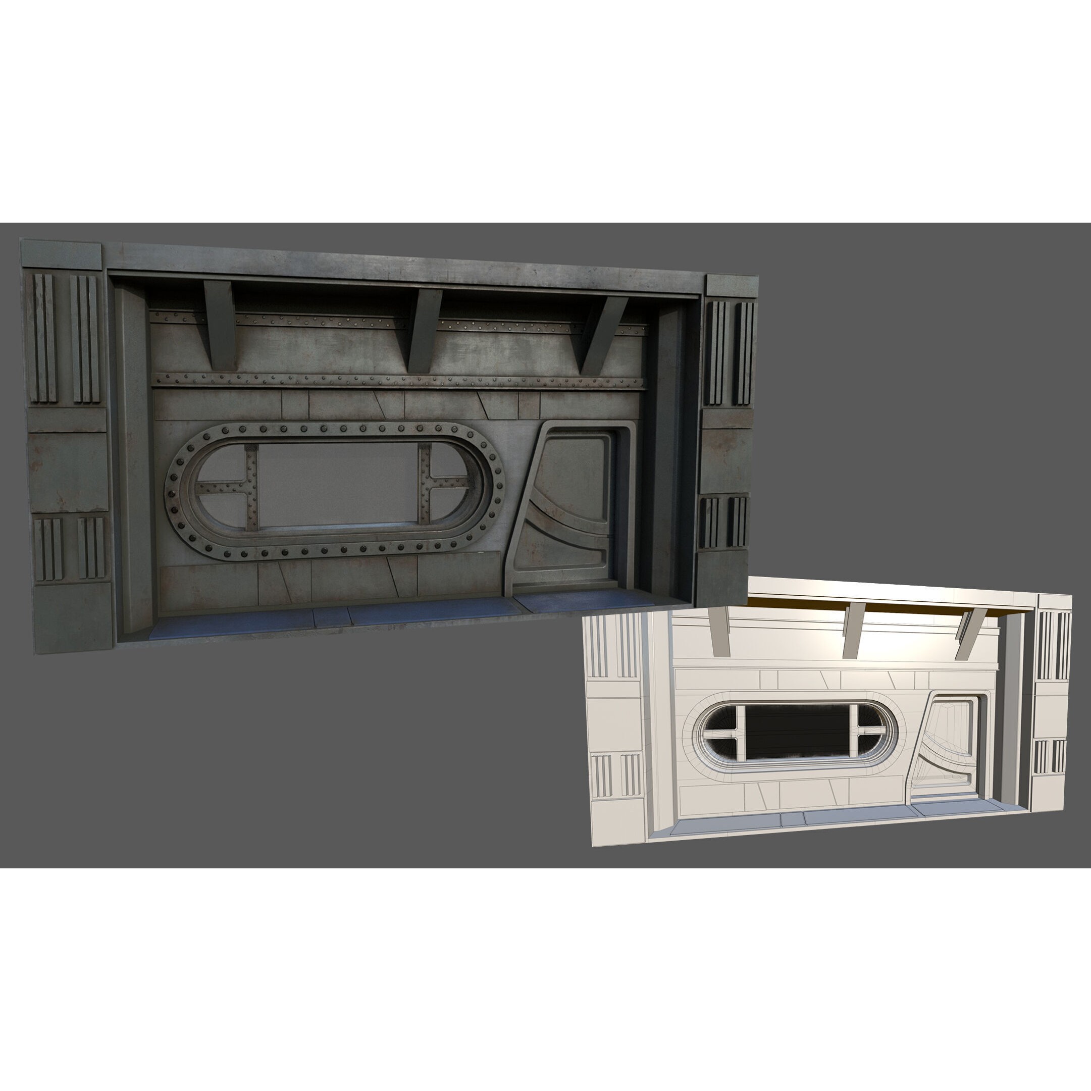 Scifi Asset Pack 11 - Low-Poly Game-Ready 3D Model - View 24