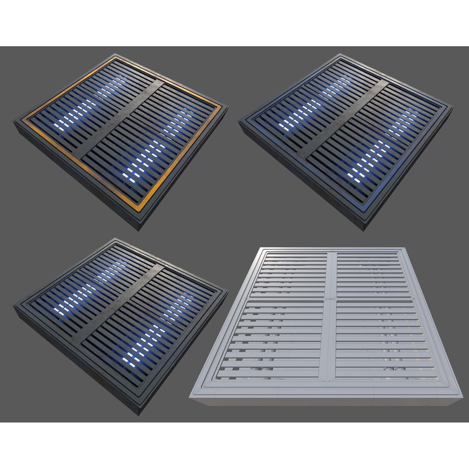 Scifi Asset Pack 11 - Low-Poly Game-Ready 3D Model - View 28