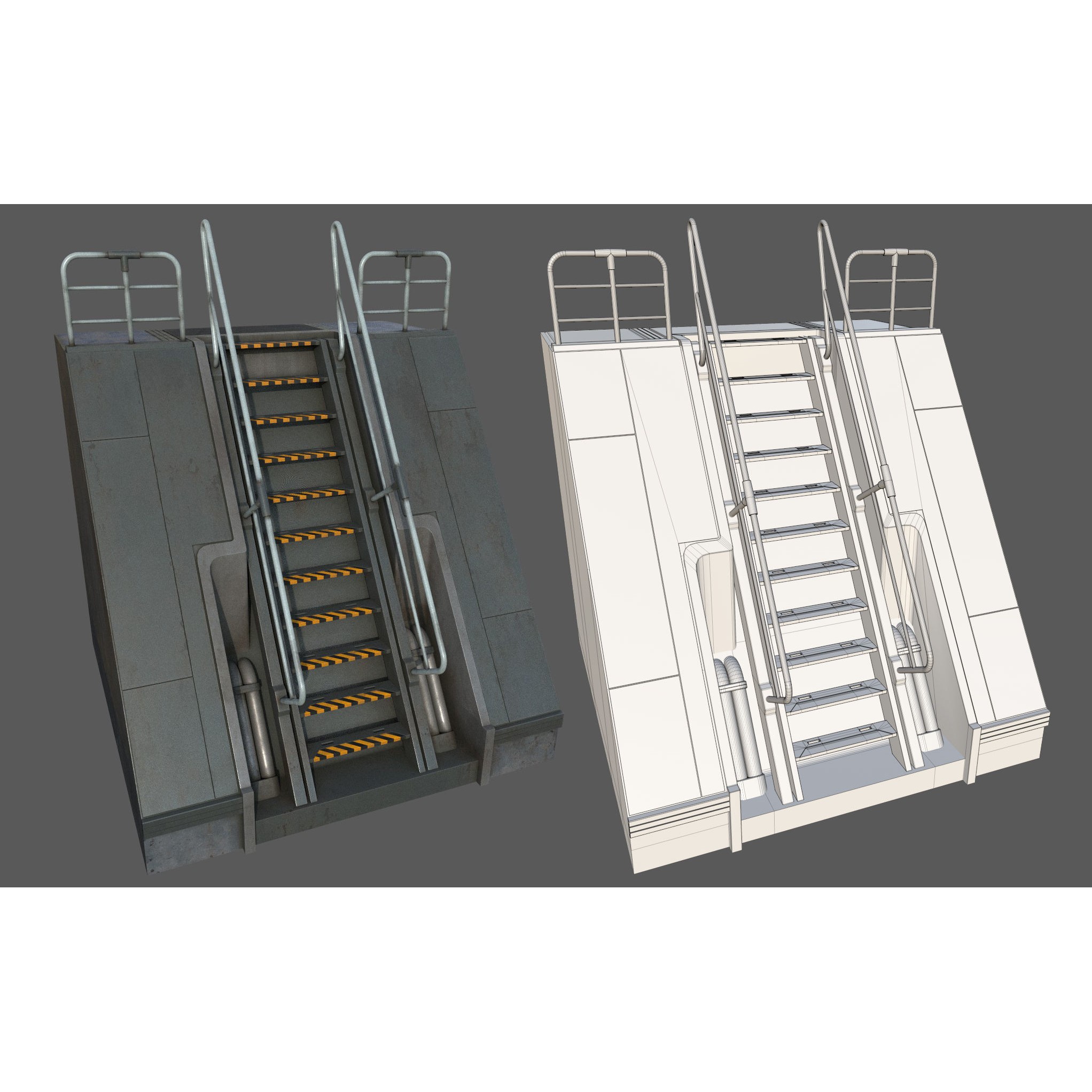 Scifi Asset Pack 11 - Low-Poly Game-Ready 3D Model - View 35