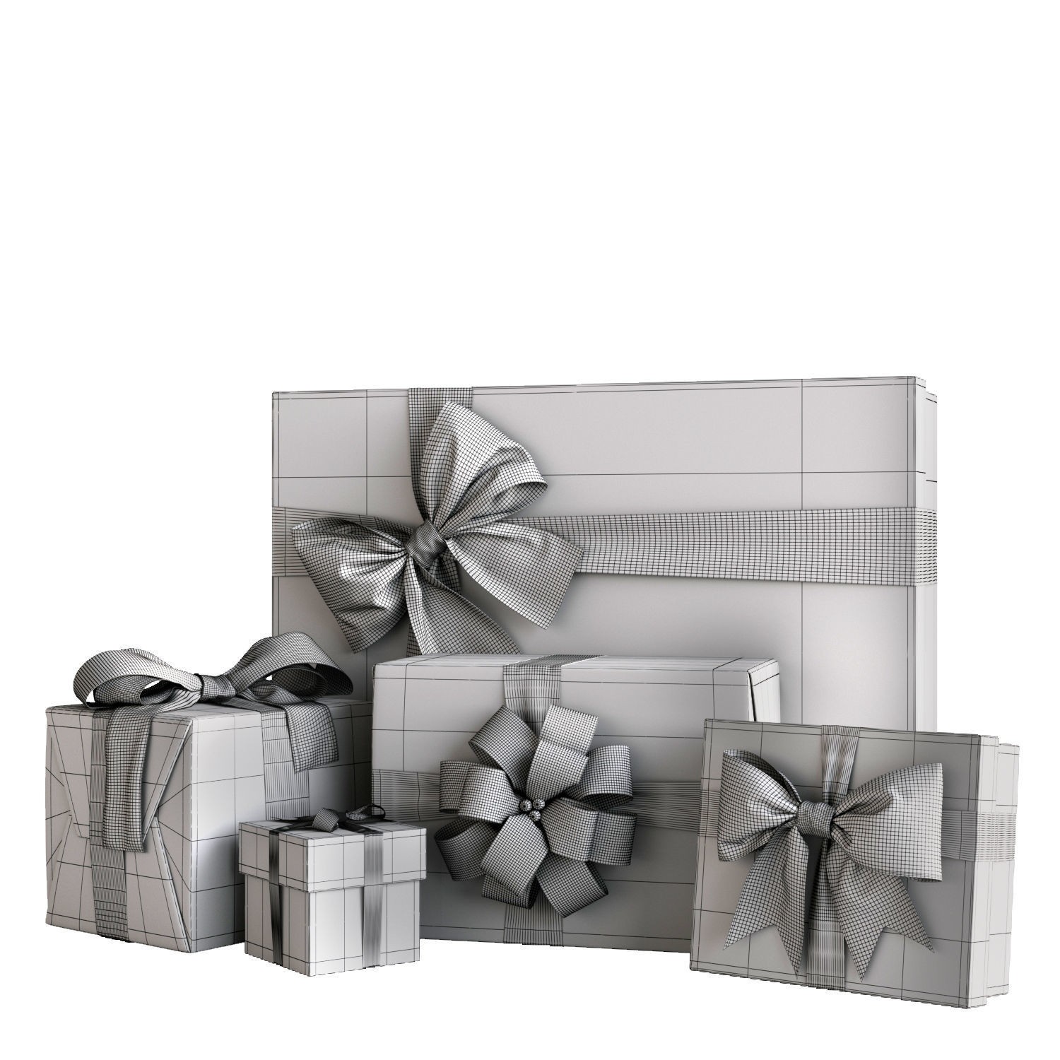 Gift Boxes - High-Quality 3D Model