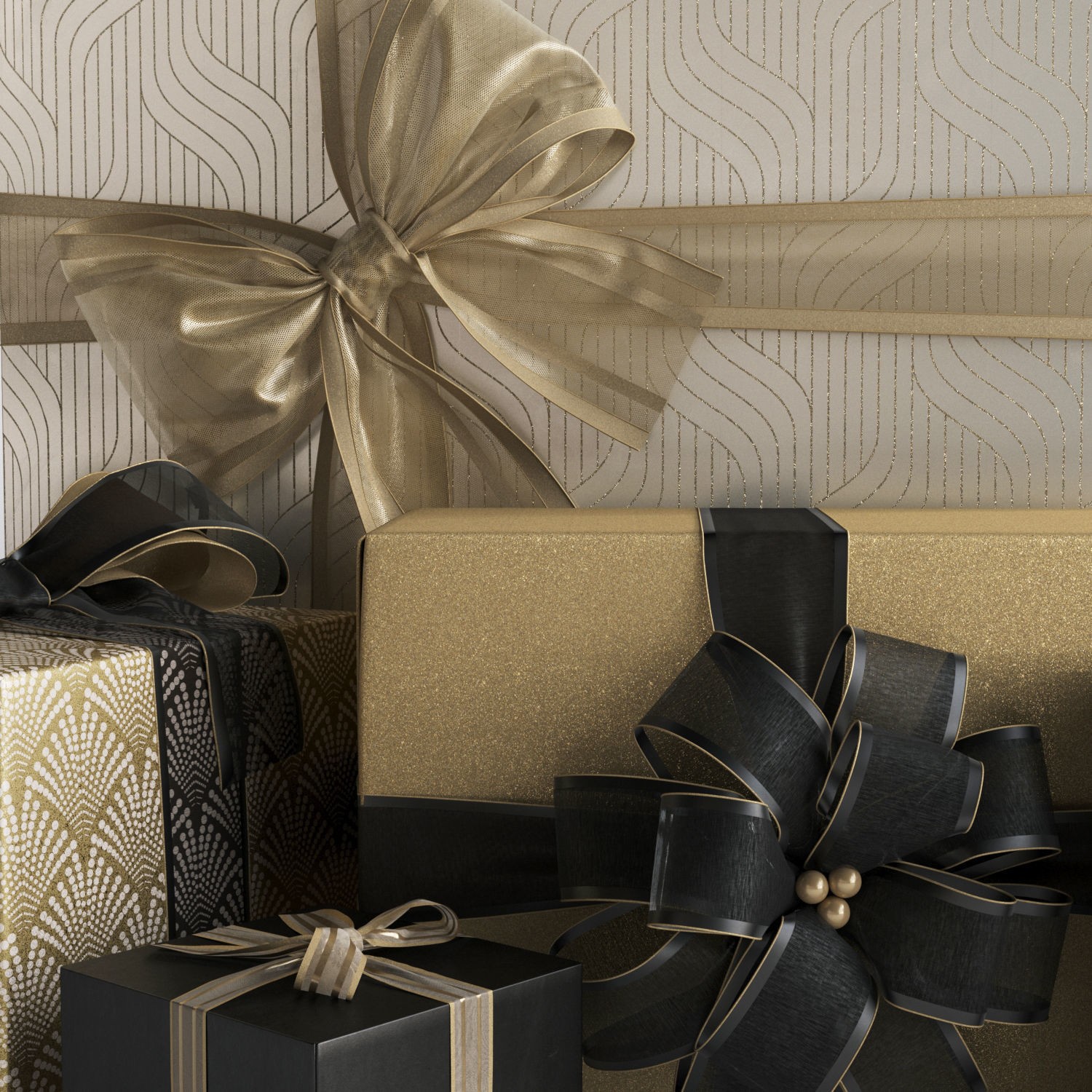 Gift Boxes - High-Quality 3D Model - View 8