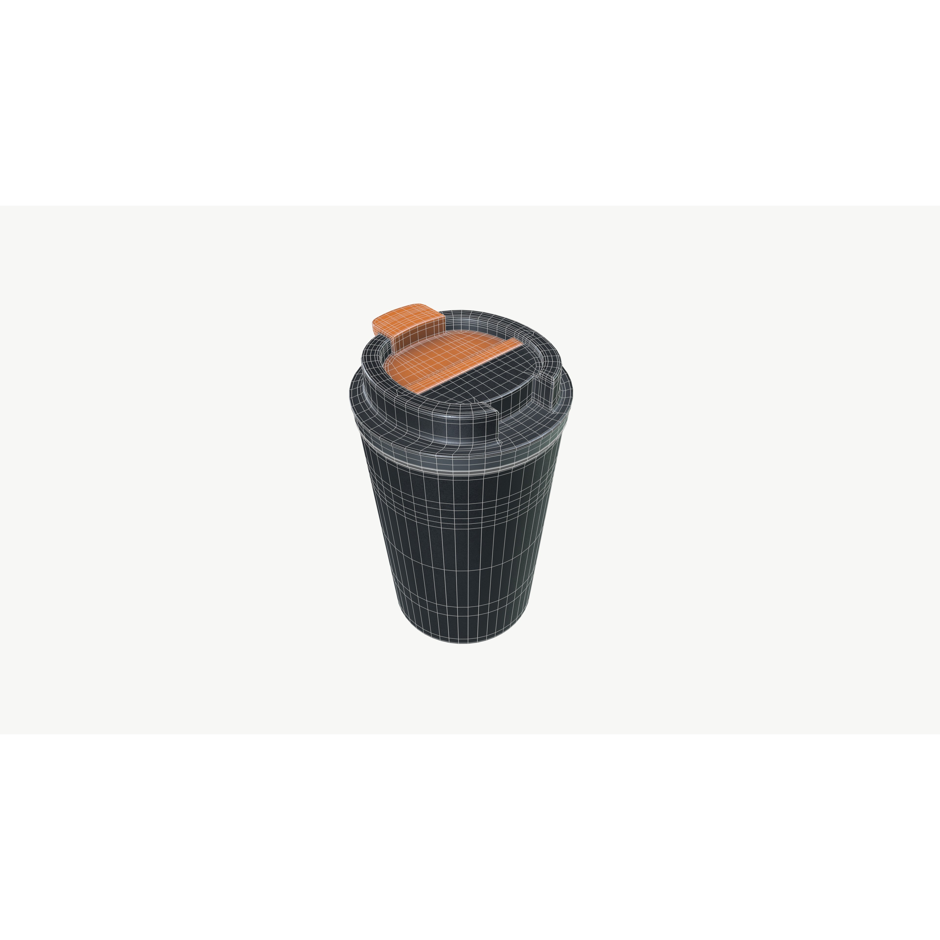 Protein Shaker - Low-Poly Game-Ready 3D Model - View 11