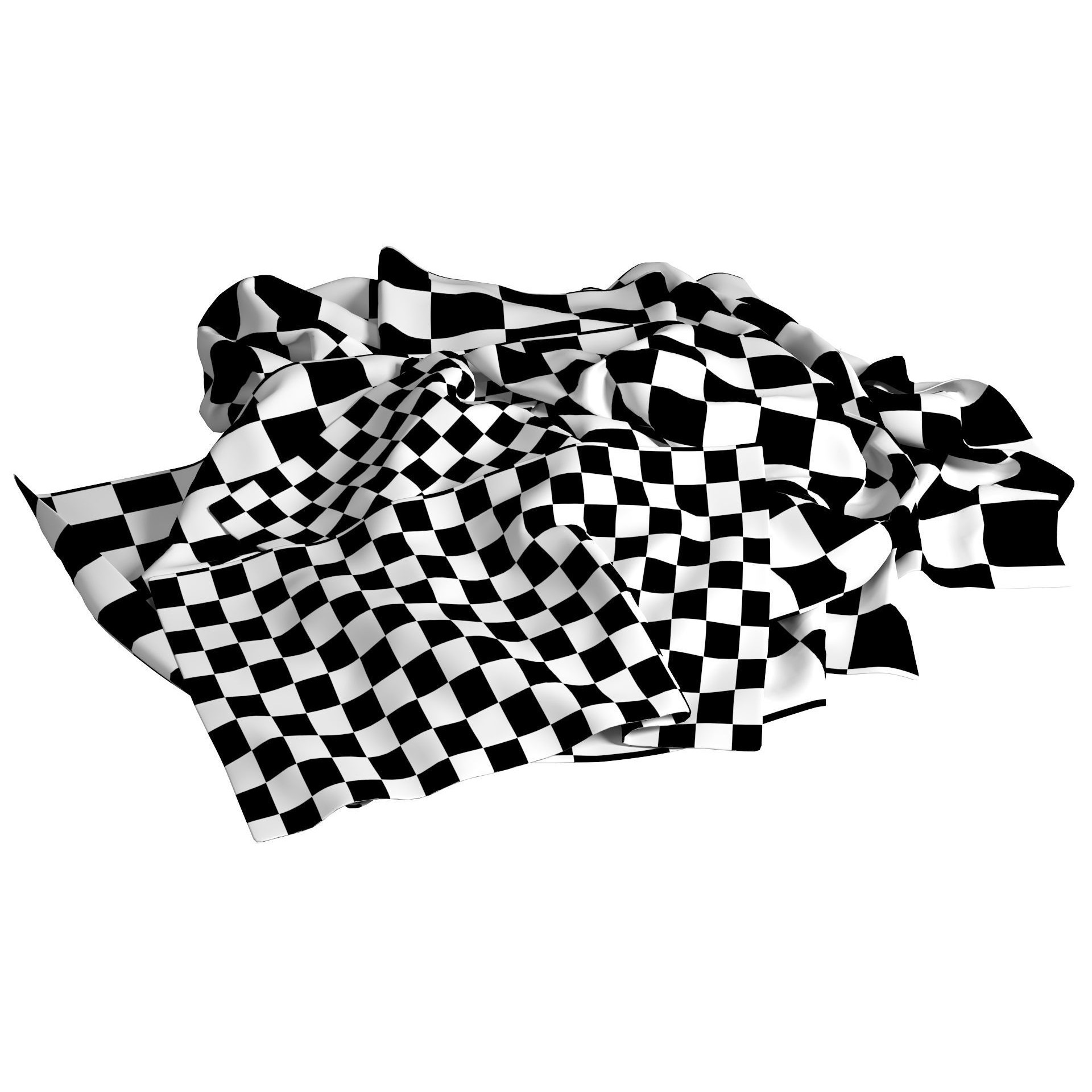 Towels Pile - Game-Ready 3D Model