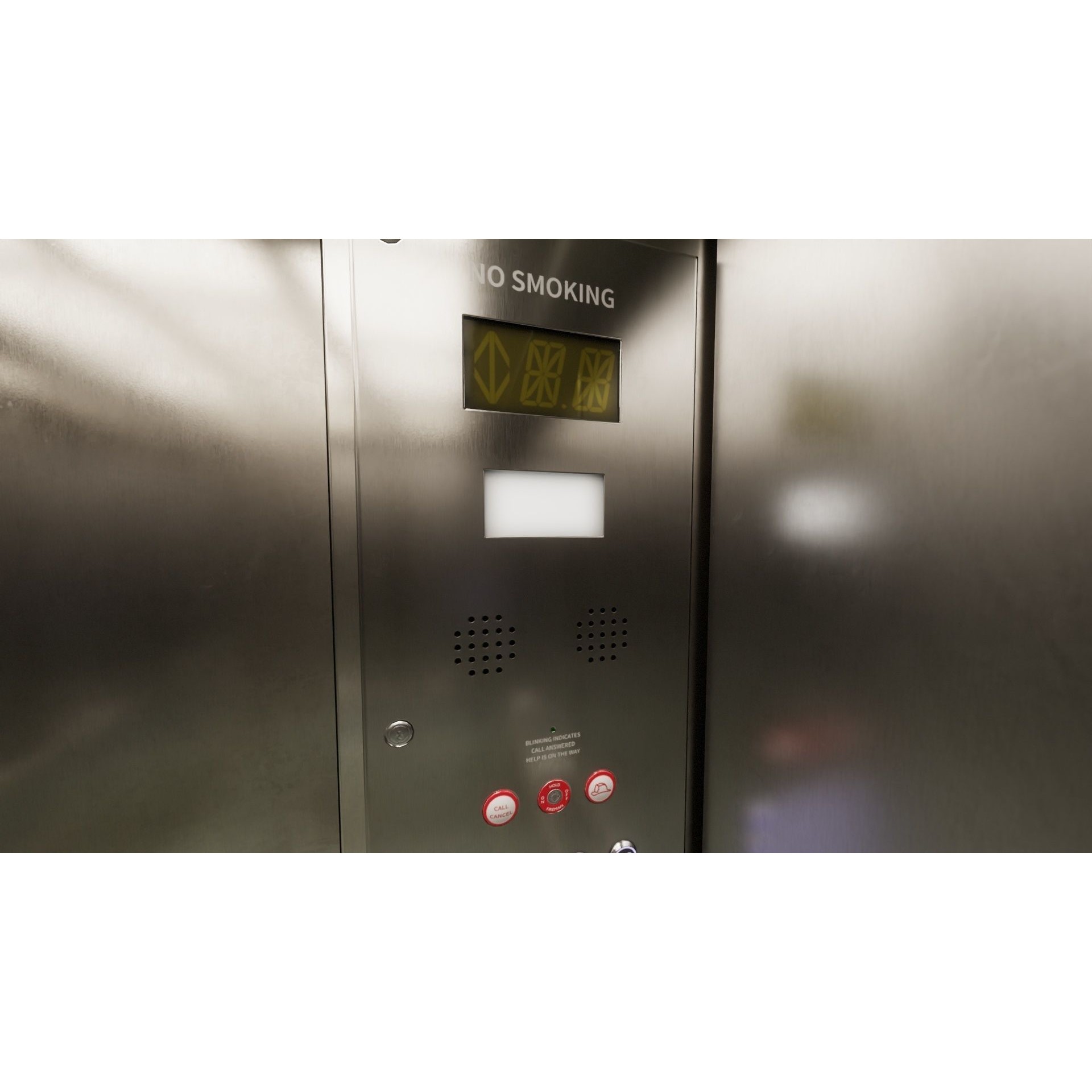 Elevator Cab Interior - Low-Poly Game-Ready 3D Model - View 10