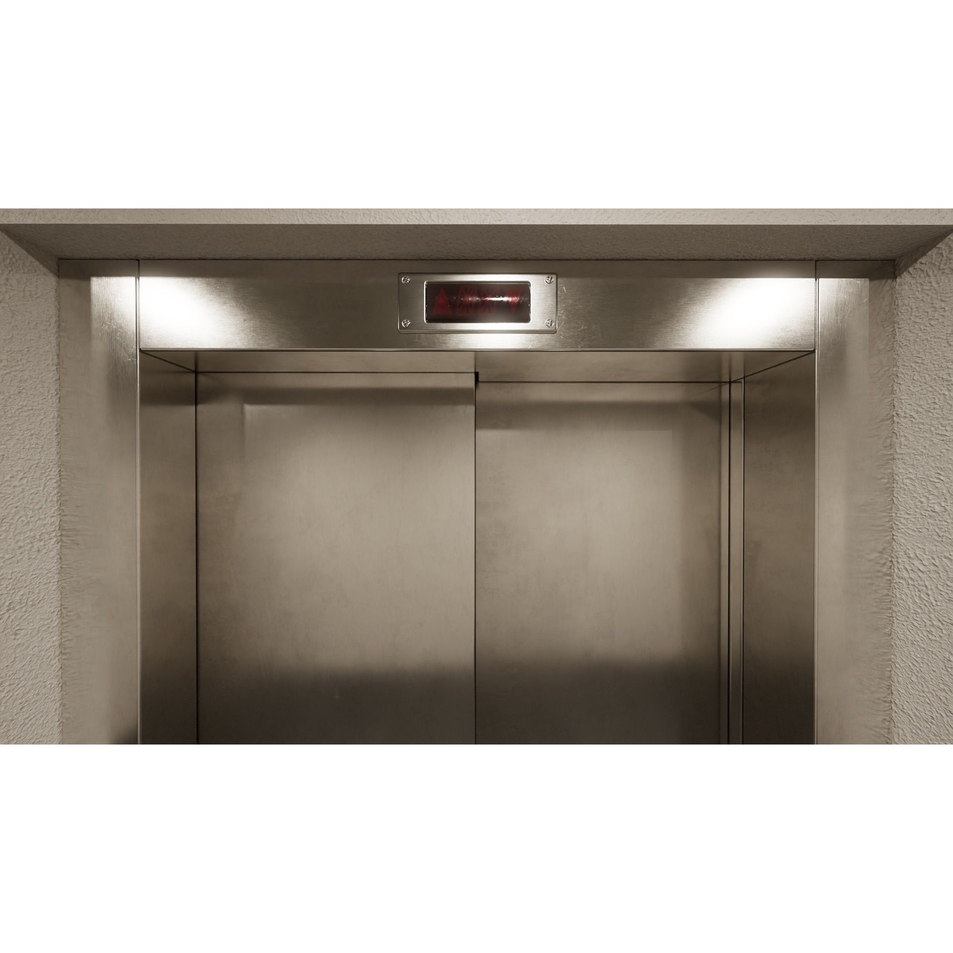 Elevator Cab Interior - Low-Poly Game-Ready 3D Model - View 14