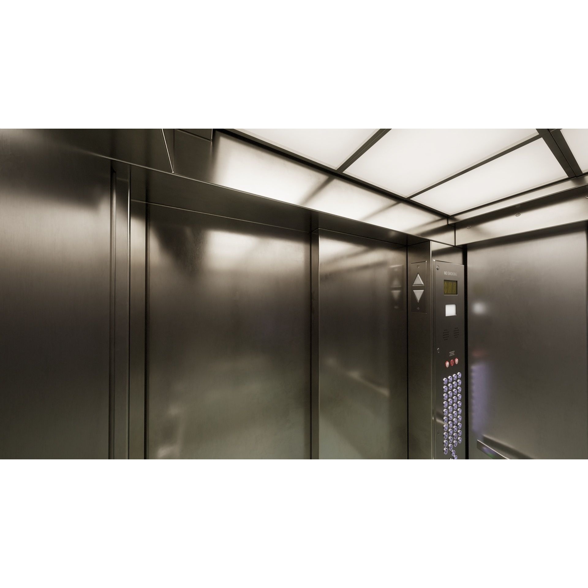 Elevator Cab Interior - Low-Poly Game-Ready 3D Model - View 16