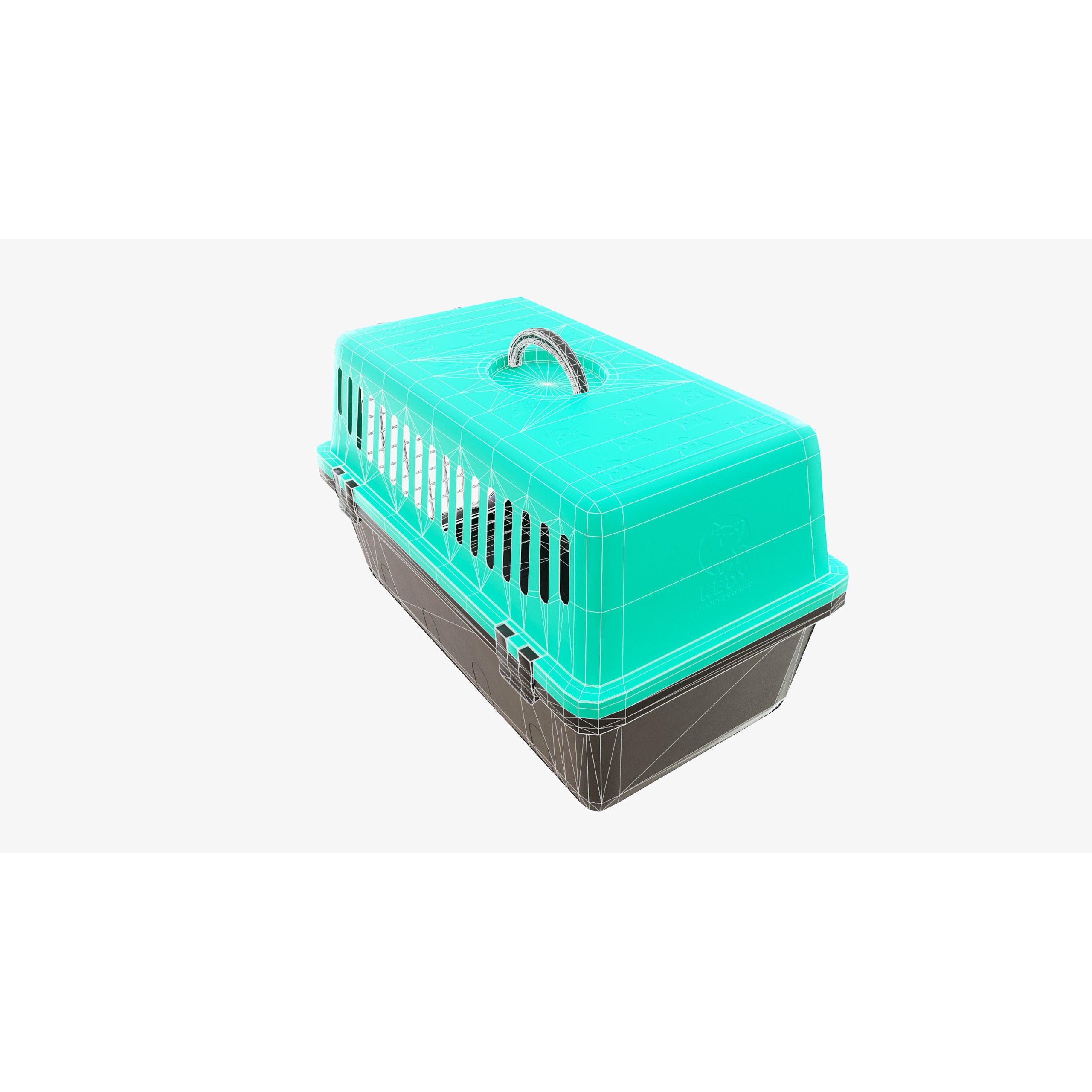 Pet Carrier - Low-Poly Game-Ready 3D Model - View 19