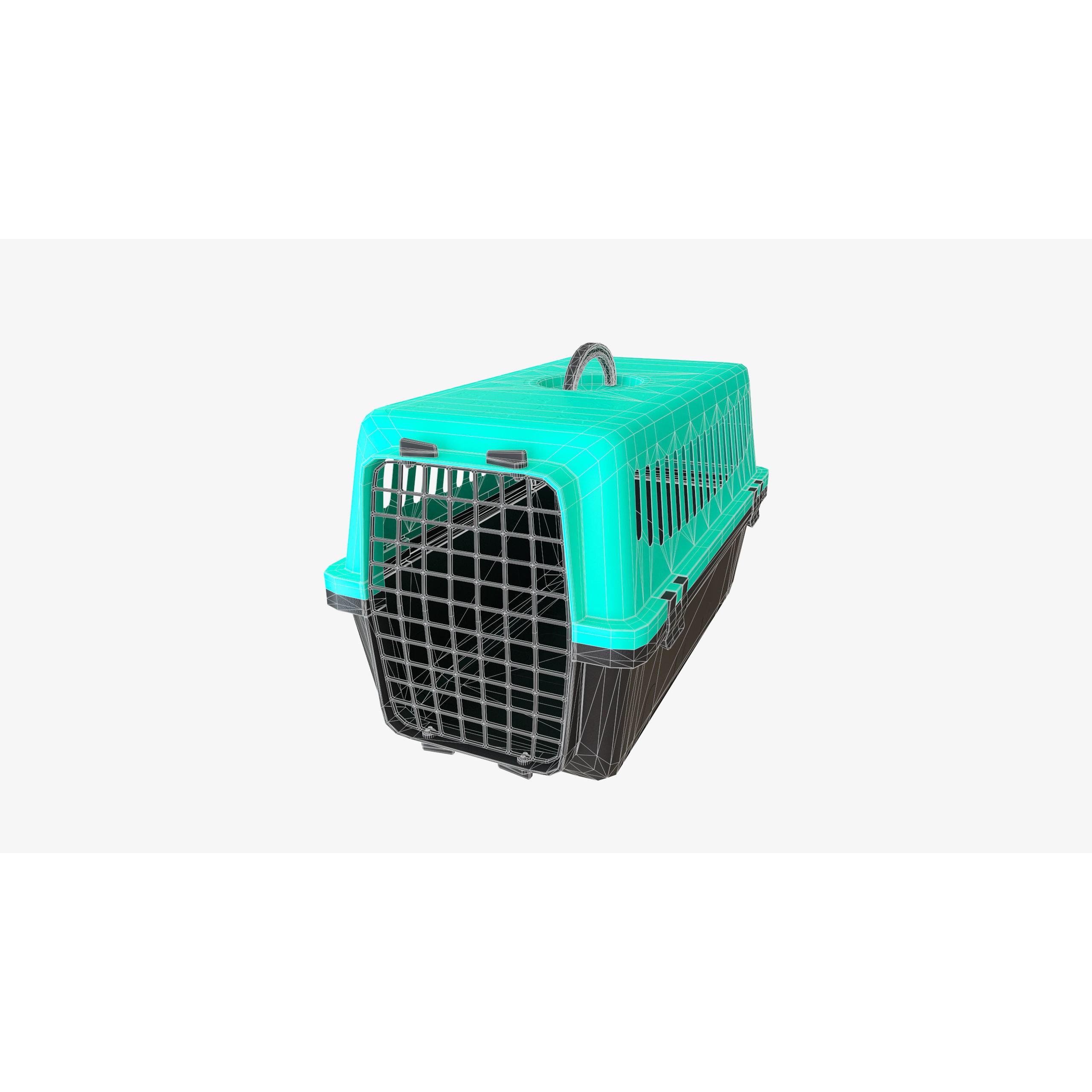 Pet Carrier - Low-Poly Game-Ready 3D Model - View 20