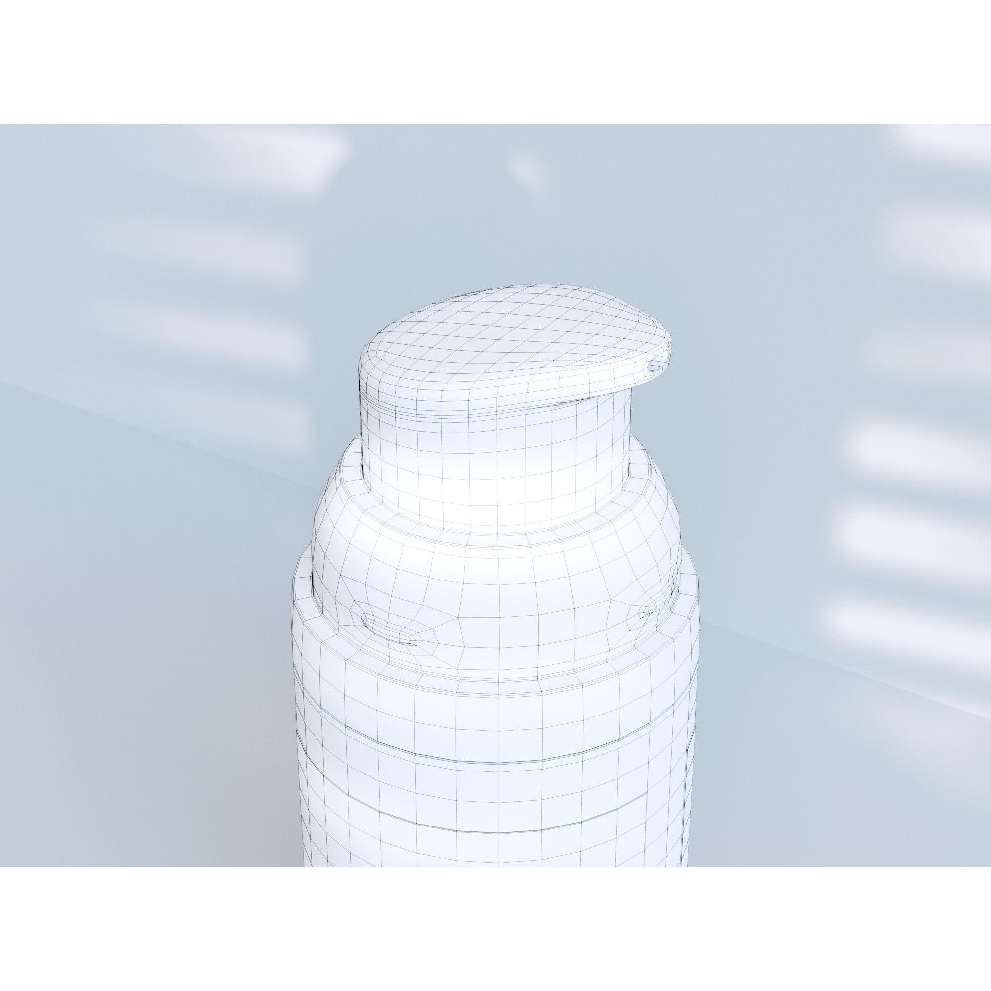 Purifying Foaming Facial Cleanser - Low-Poly 3D Model - View 10