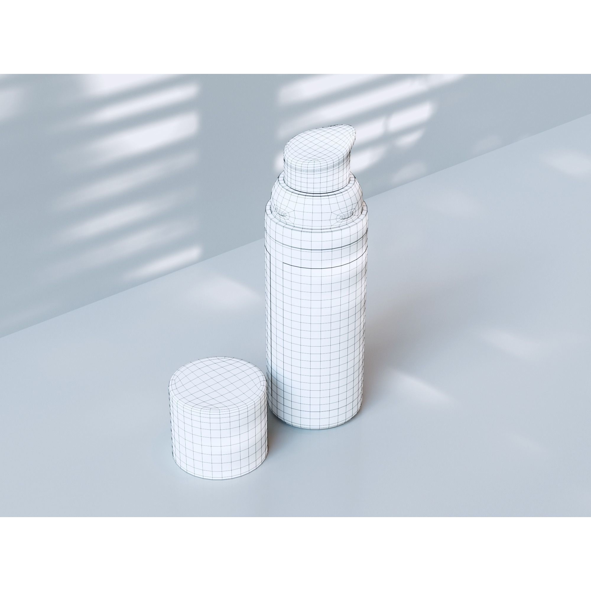 Purifying Foaming Facial Cleanser - Low-Poly 3D Model - View 13