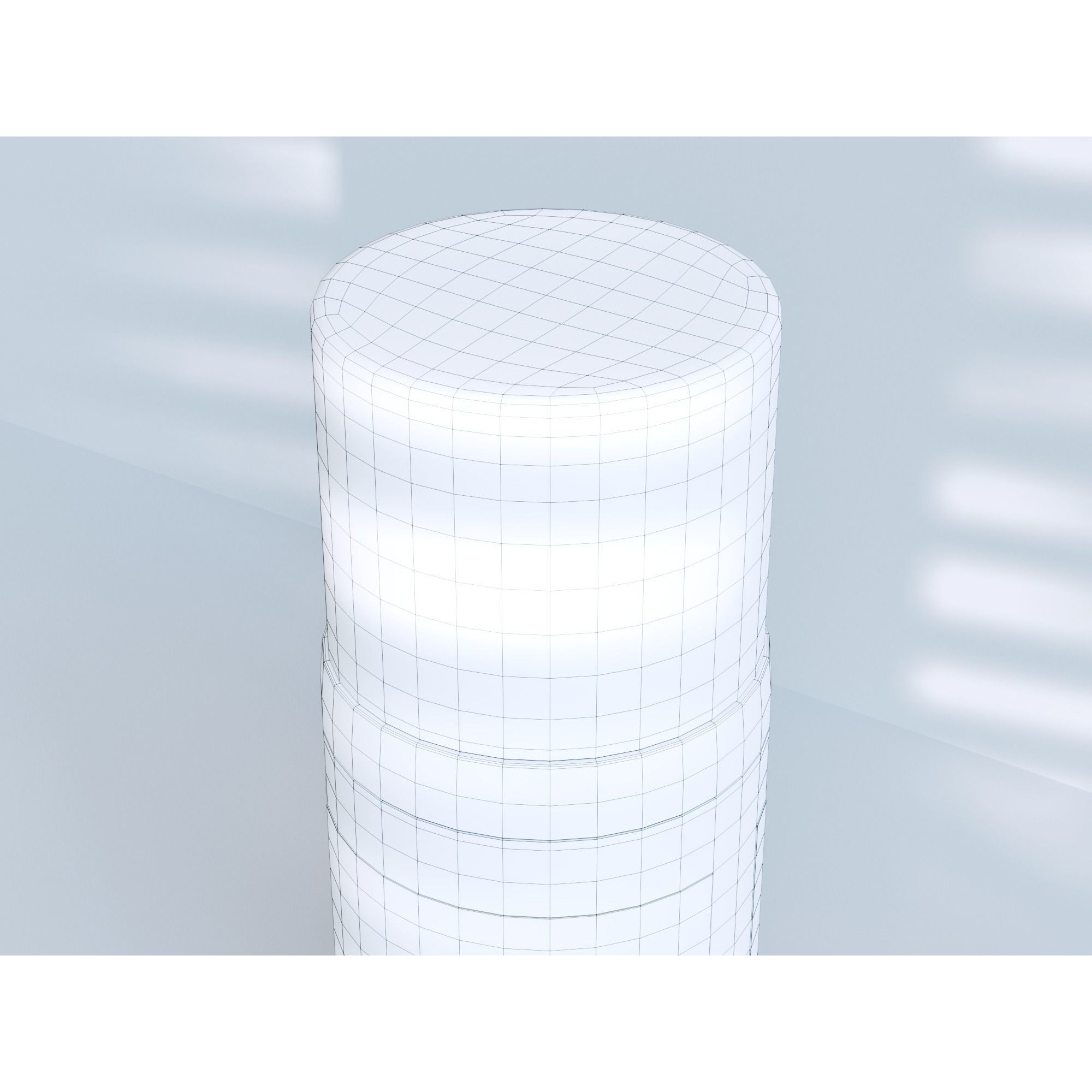 Purifying Foaming Facial Cleanser - Low-Poly 3D Model - View 9