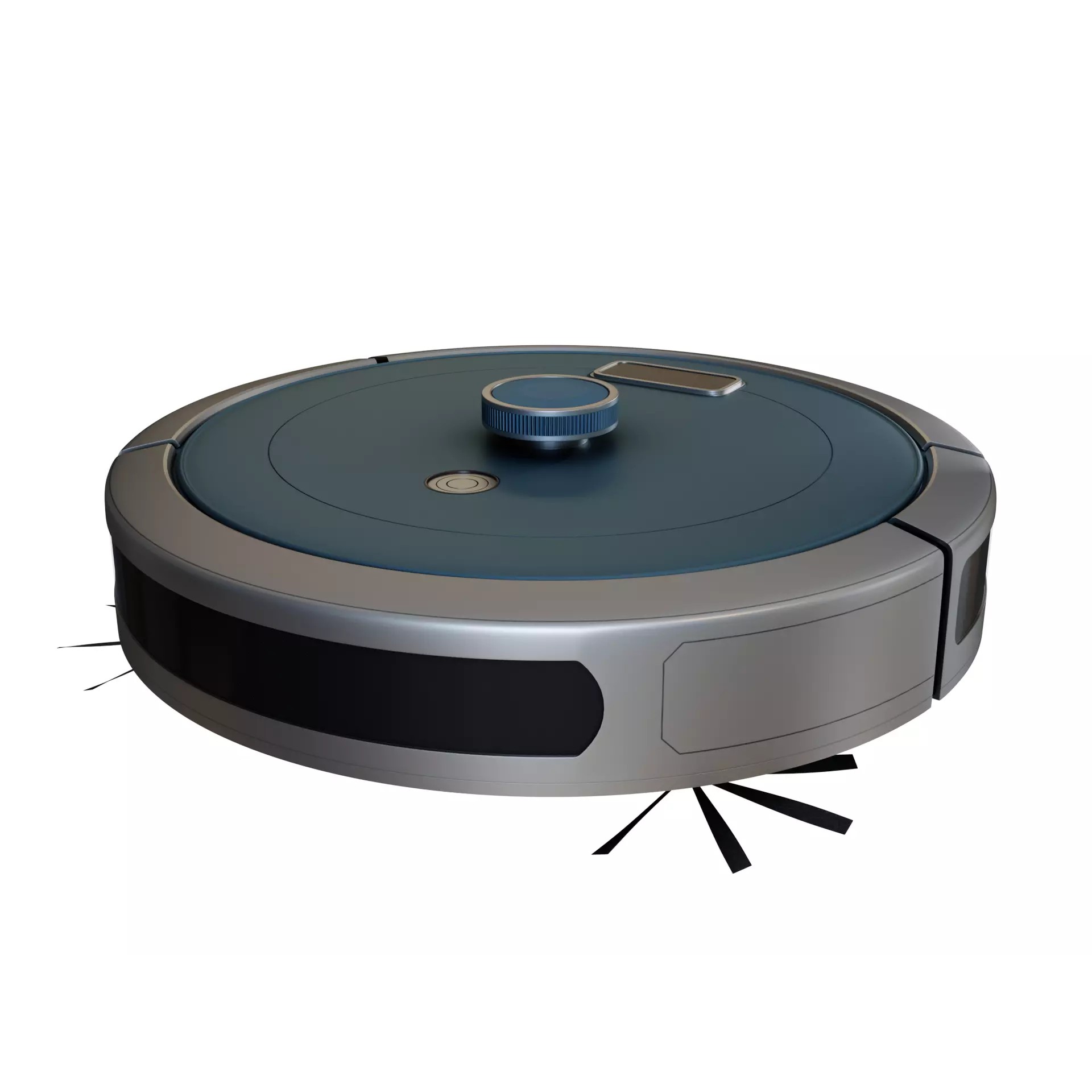 Robotic Vacuum Cleaner - Low-Poly Game-Ready 3D Model - View 2