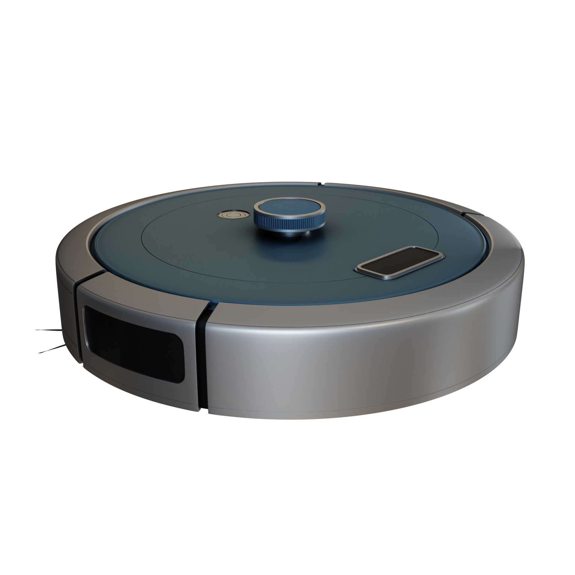 Robotic Vacuum Cleaner - Low-Poly Game-Ready 3D Model - View 4