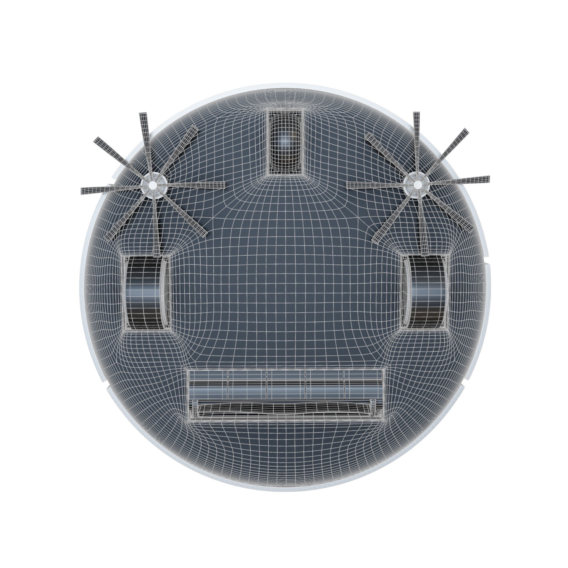Robotic Vacuum Cleaner - Low-Poly Game-Ready 3D Model - View 7